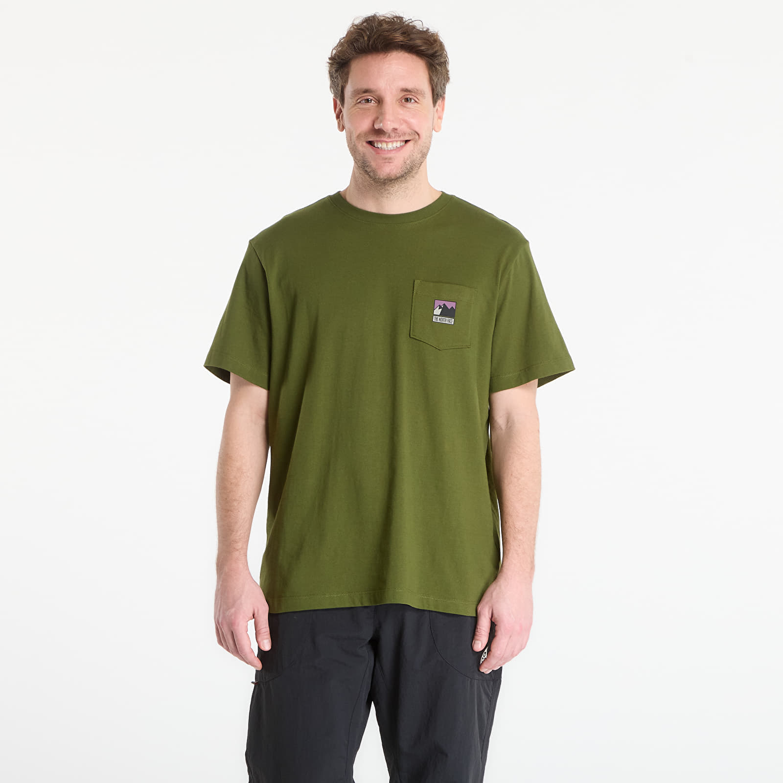 Тениска The North Face Mountain Logo Relaxed Short Sleeve Tee-Graphic Woodland Green XL