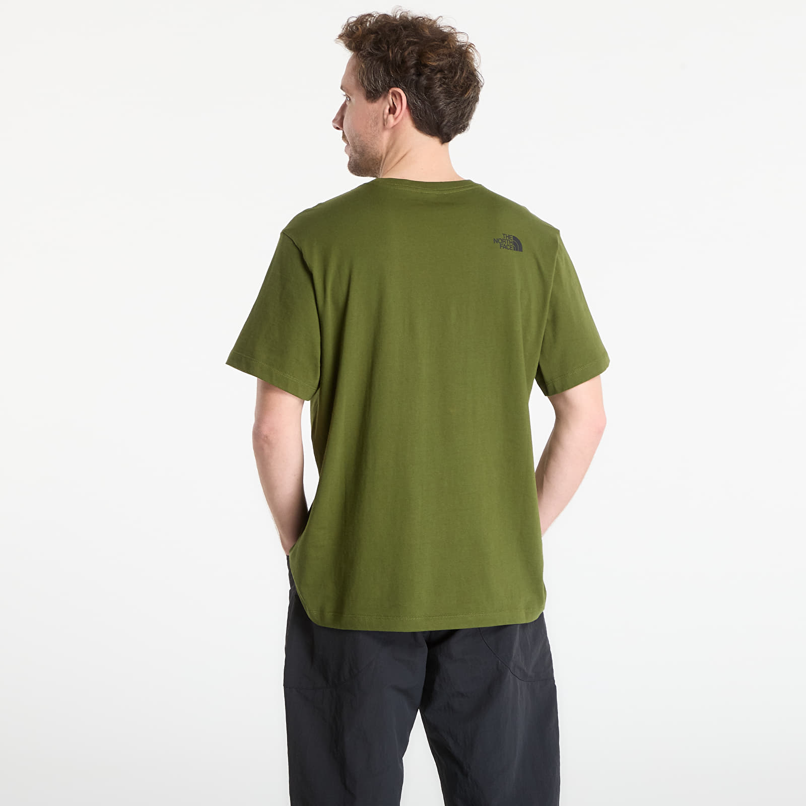 T-skjorter for menn The North Face Mountain Logo Relaxed Short Sleeve Tee-Graphic Woodland Green