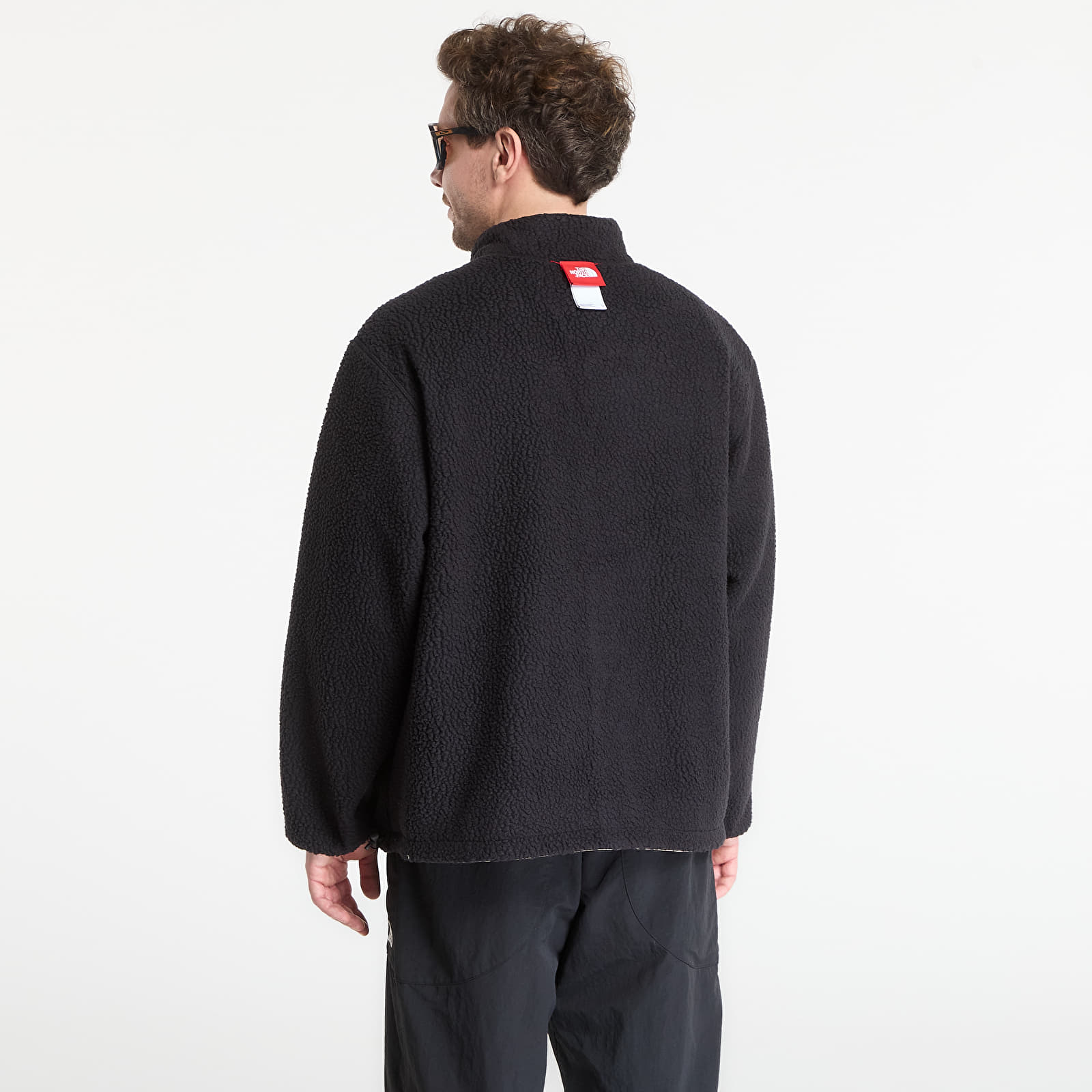 Ανδρικά σακάκια The North Face Redbox Reversible Fleece Jacket Mushroom Grey/ TNF Black