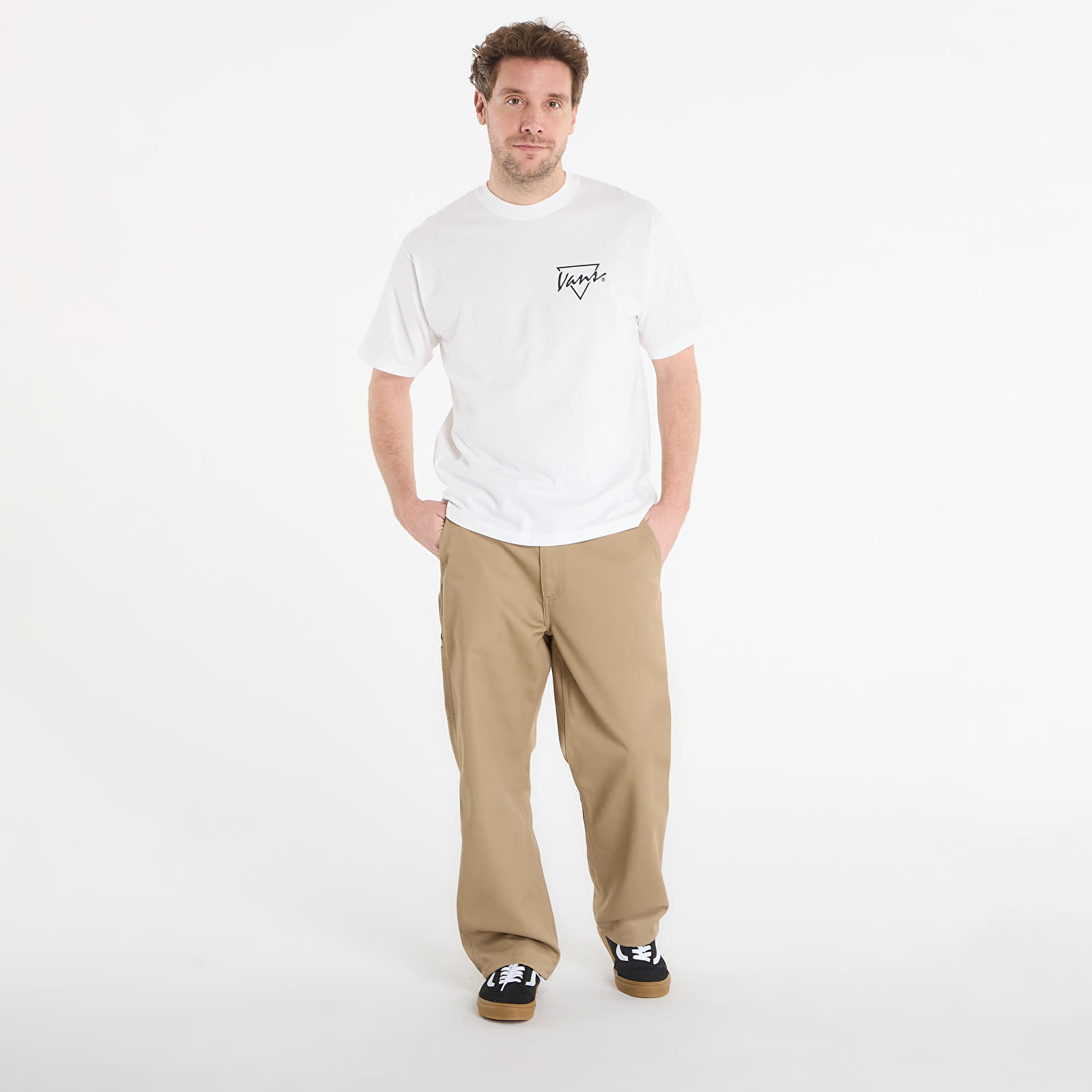 Meeste T-särgid Vans Palm Drive SS Tee White