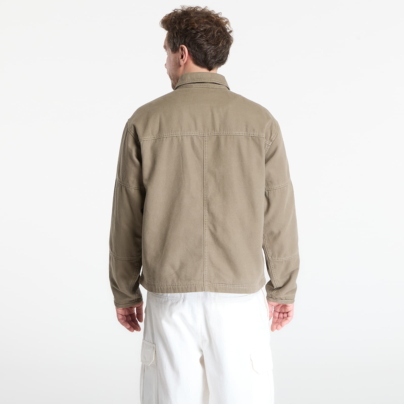 Herrenjacken Vans Umber Pigment Canvas Jacket Aluminum
