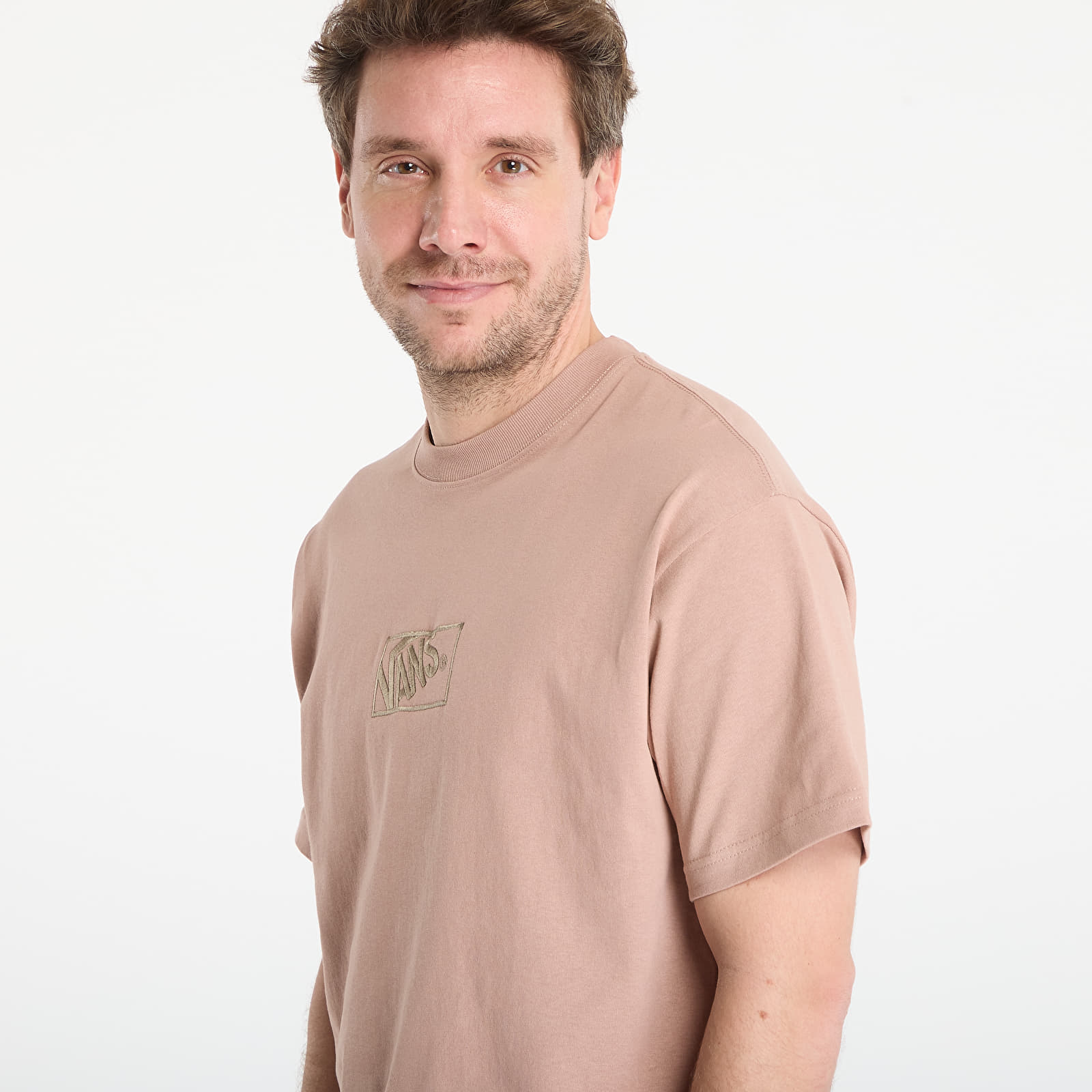 Männer T-Shirts Vans Blocked Box Loose SS T-Shirt Warm Taupe