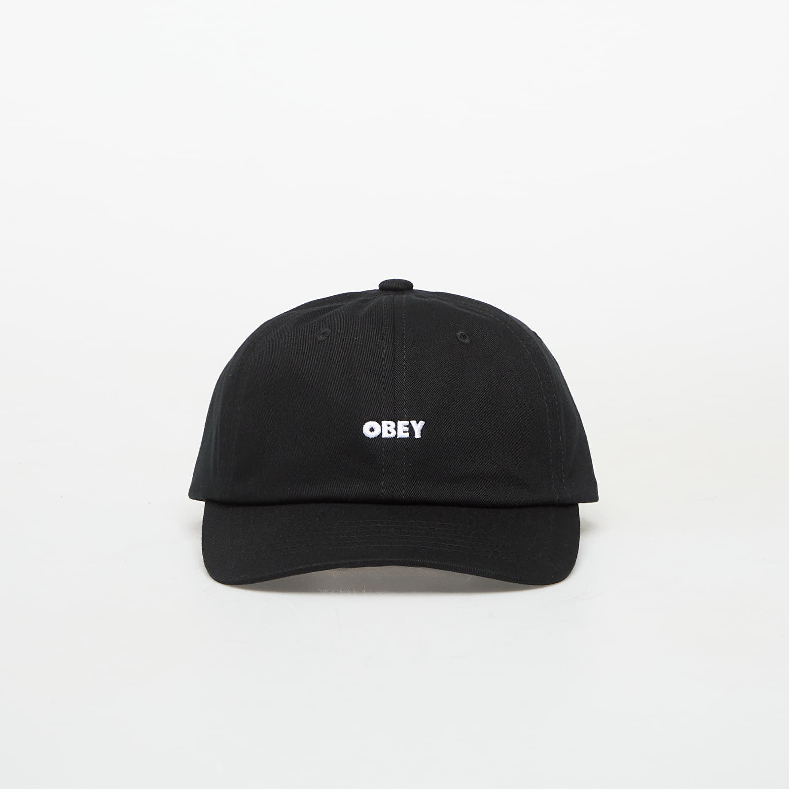 Capac OBEY Bold Curve 6 Panel Strabk Black Universal