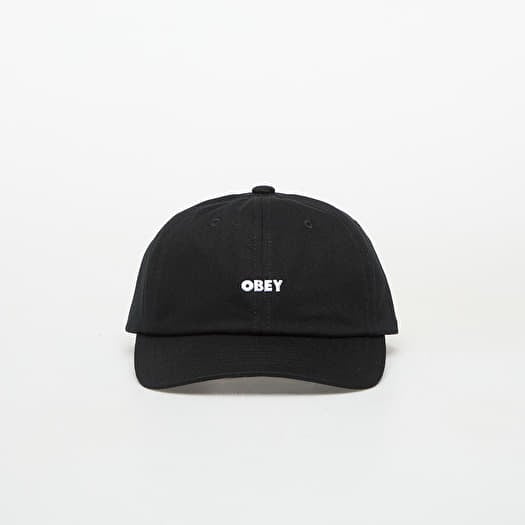Mütze OBEY Bold Curve 6 Panel Strabk Black
