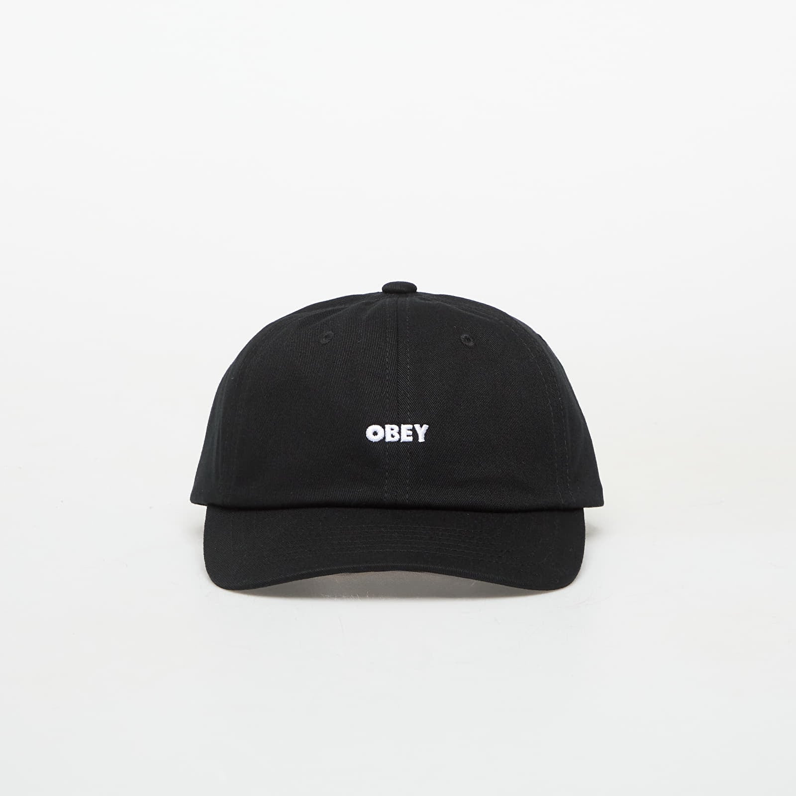 Gorras OBEY Bold Curve 6 Panel Strabk Black