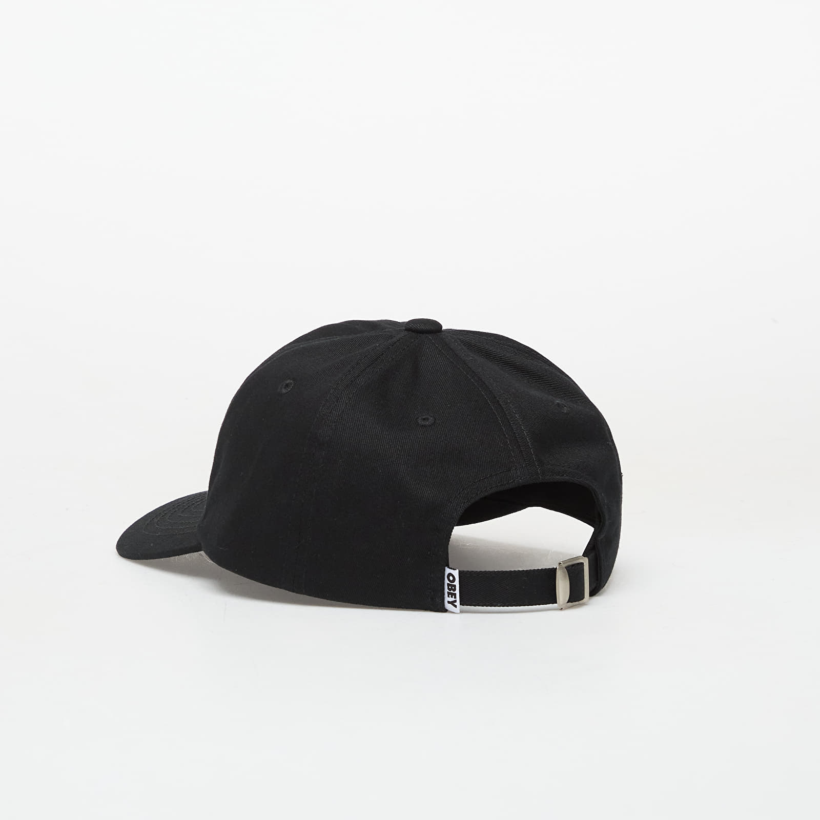 Gorras OBEY Bold Curve 6 Panel Strabk Black