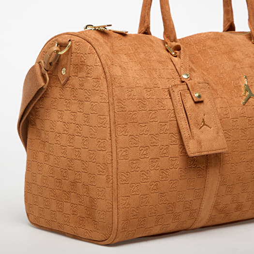 Duffle bag Jordan Jam Suede Monogram Duffle Cognac (MM9205-X6X