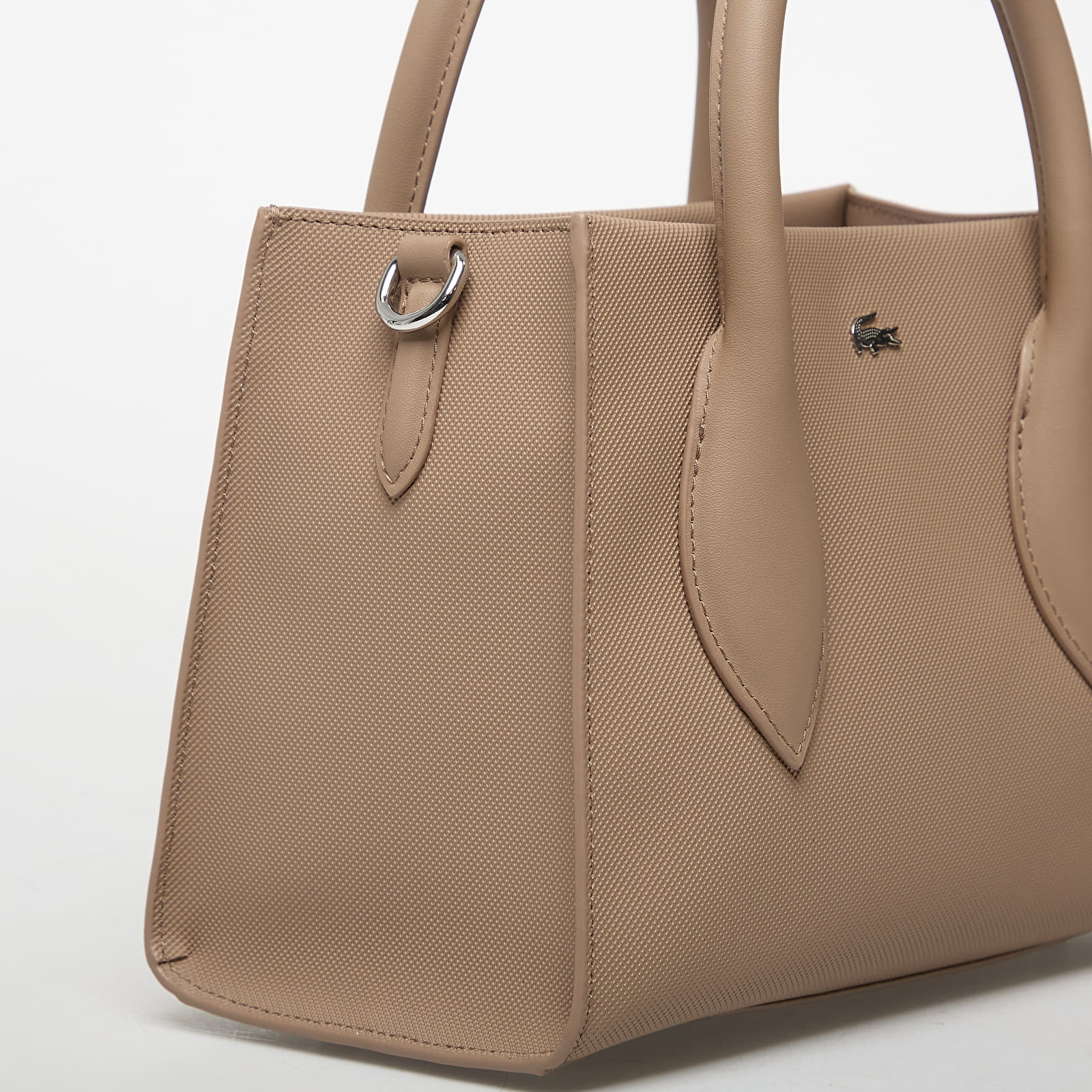 Kabelky LACOSTE S Top Handle Bag Dark Taupe