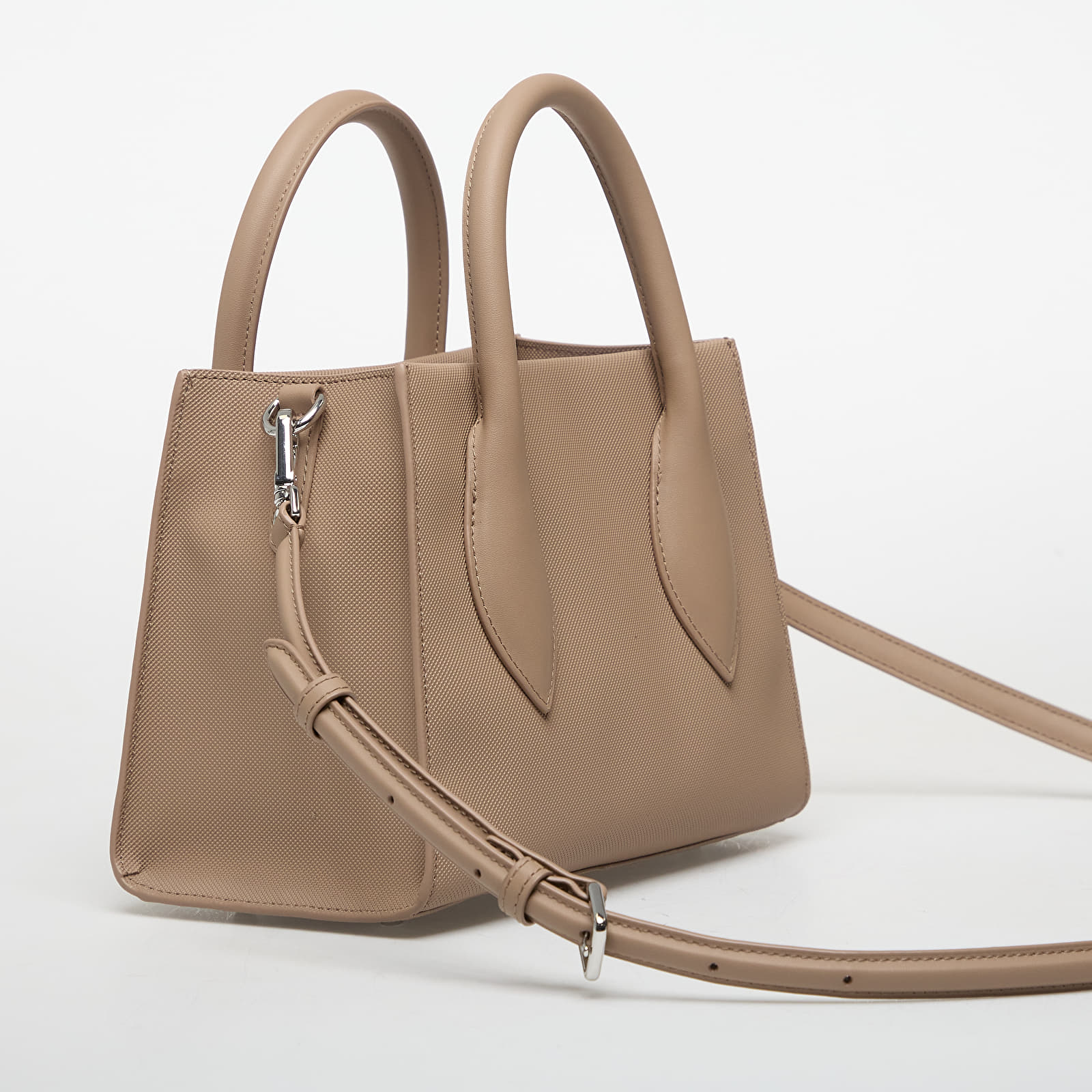 Kabelky LACOSTE S Top Handle Bag Dark Taupe