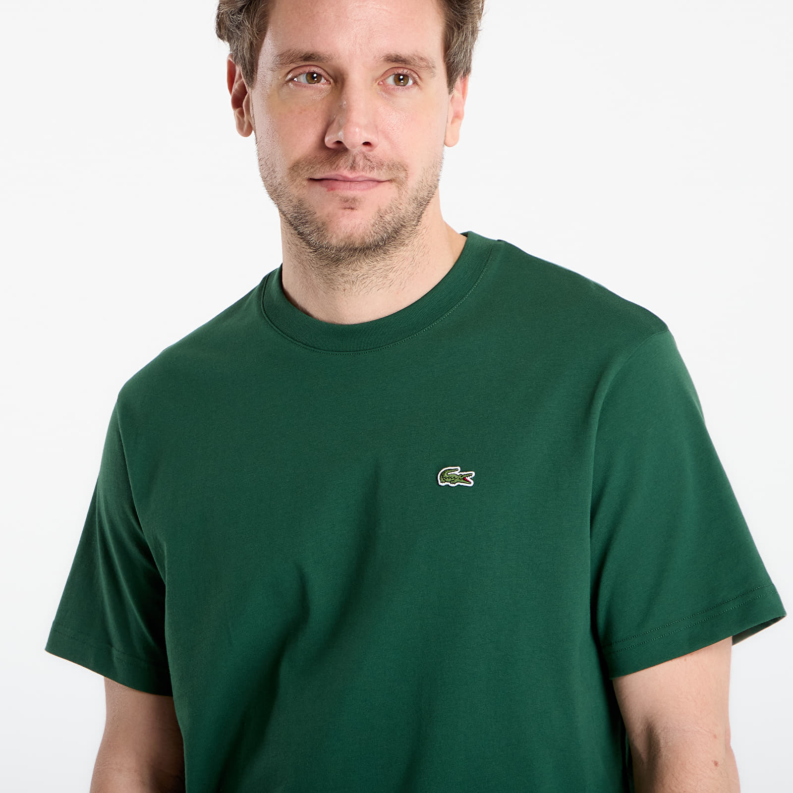 Ανδρικά μπλουζάκια LACOSTE Tee-Shirt Green