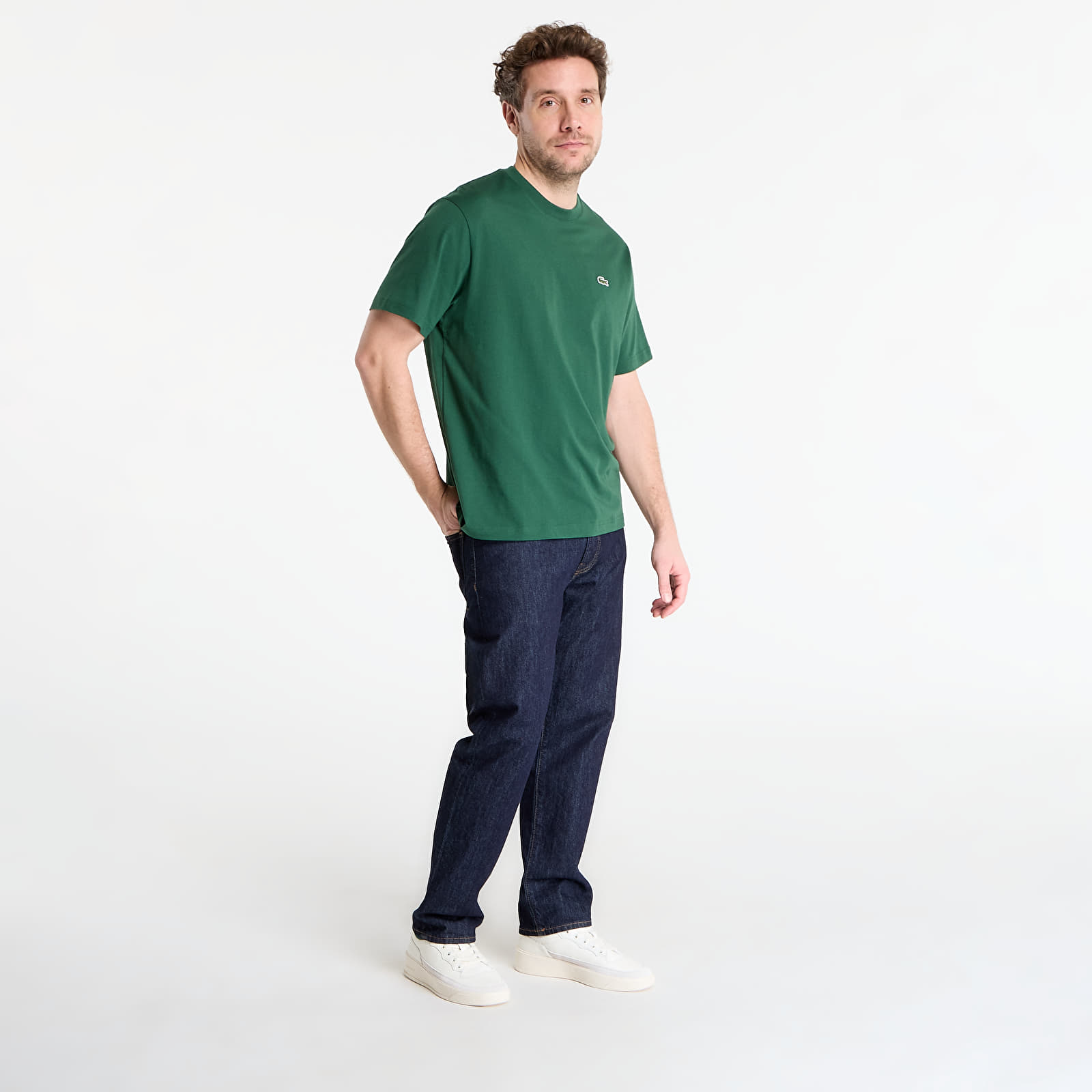 Ανδρικά μπλουζάκια LACOSTE Tee-Shirt Green
