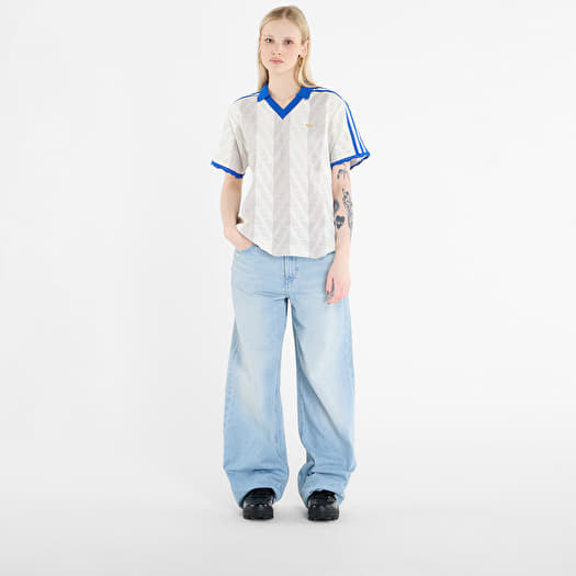 adidas Short-Sleeve Polo Tee Off White/ Chalk Pearl | Footshop