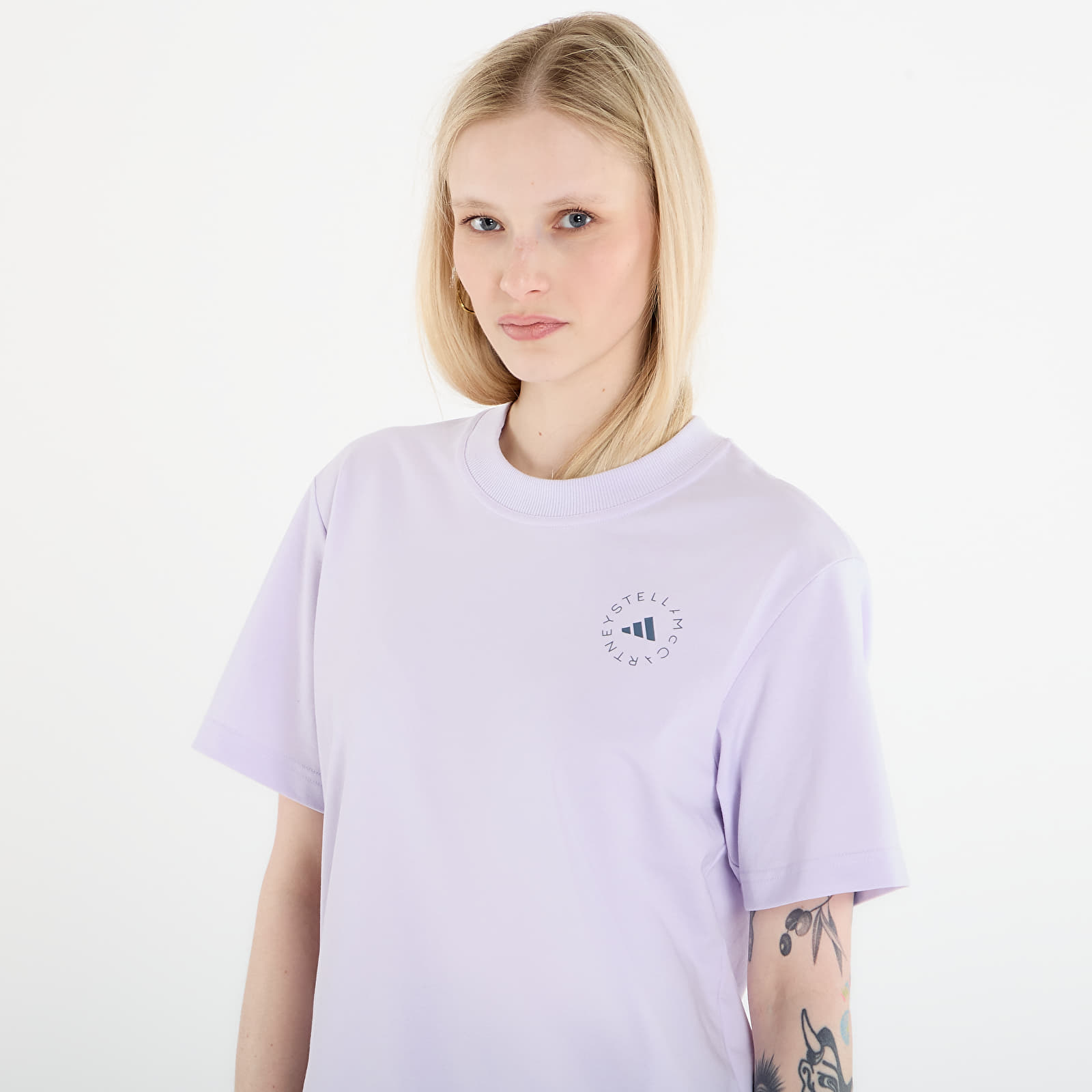 Tričká adidas x Stella McCartney Regl Tee Purple Tint