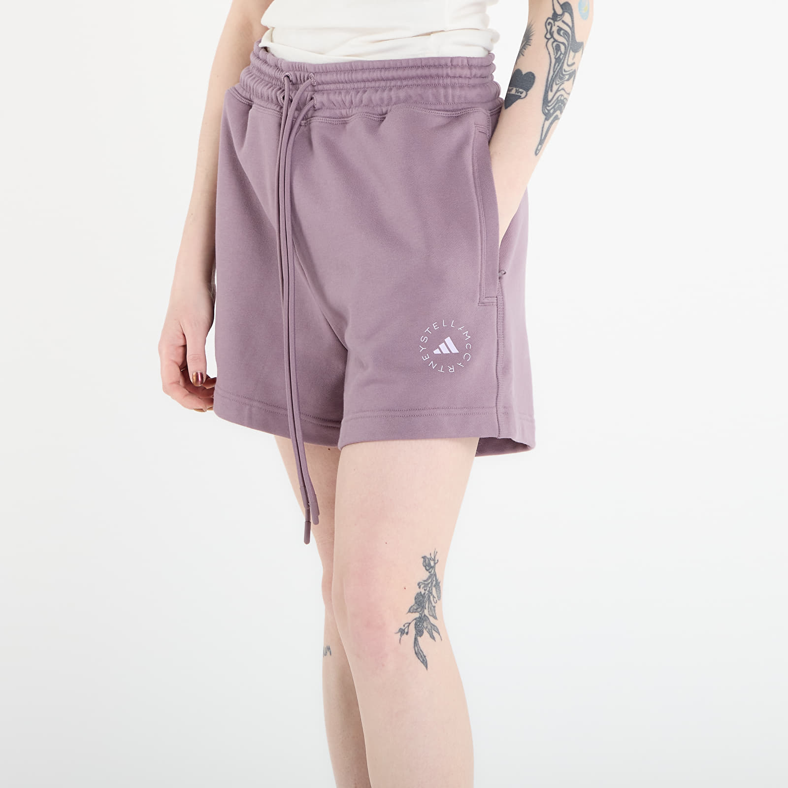 Women's shorts adidas x Stella Mccartney Truecasuals Terry Short Legacy Purple
