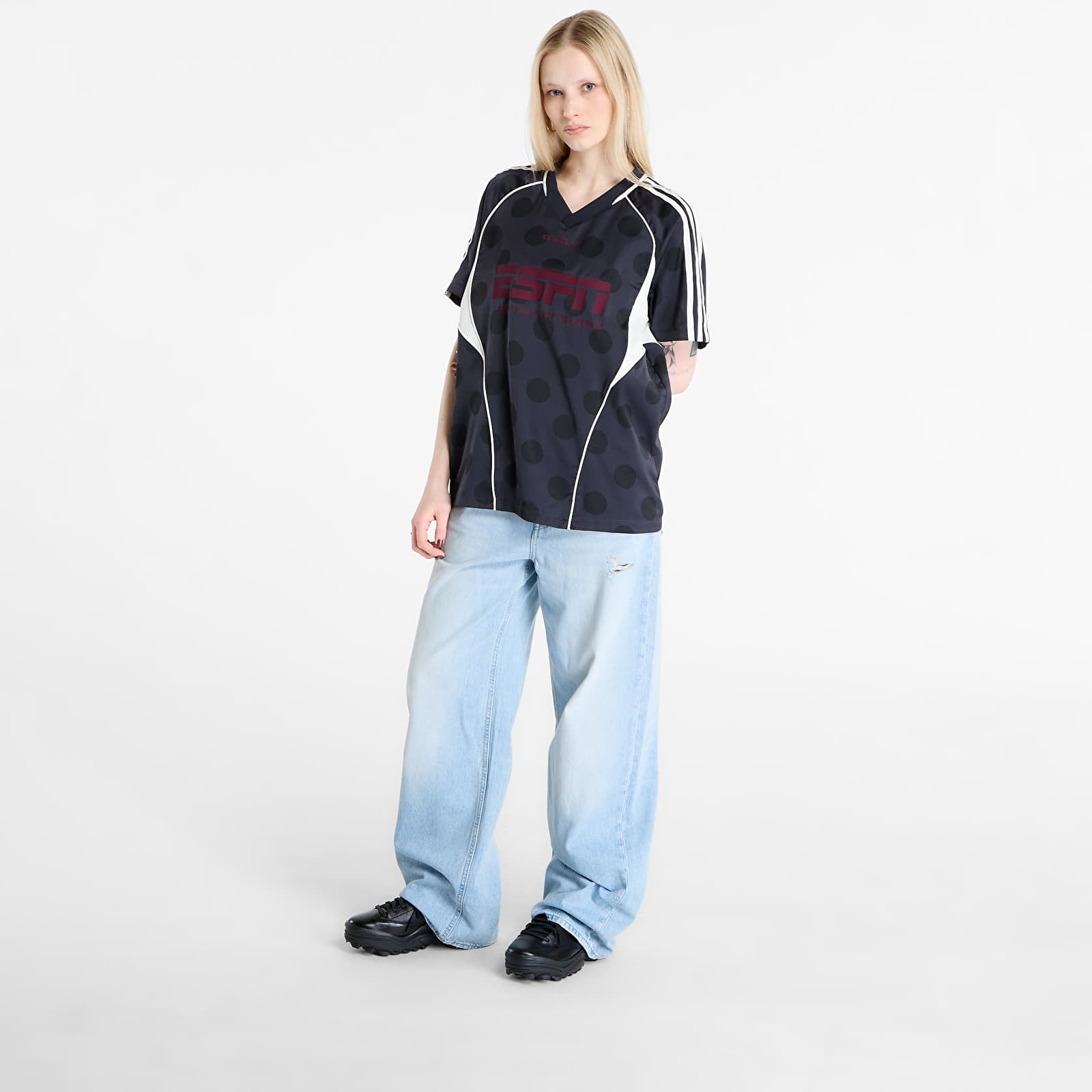 Trøyer adidas Jersey Ss Night Grey