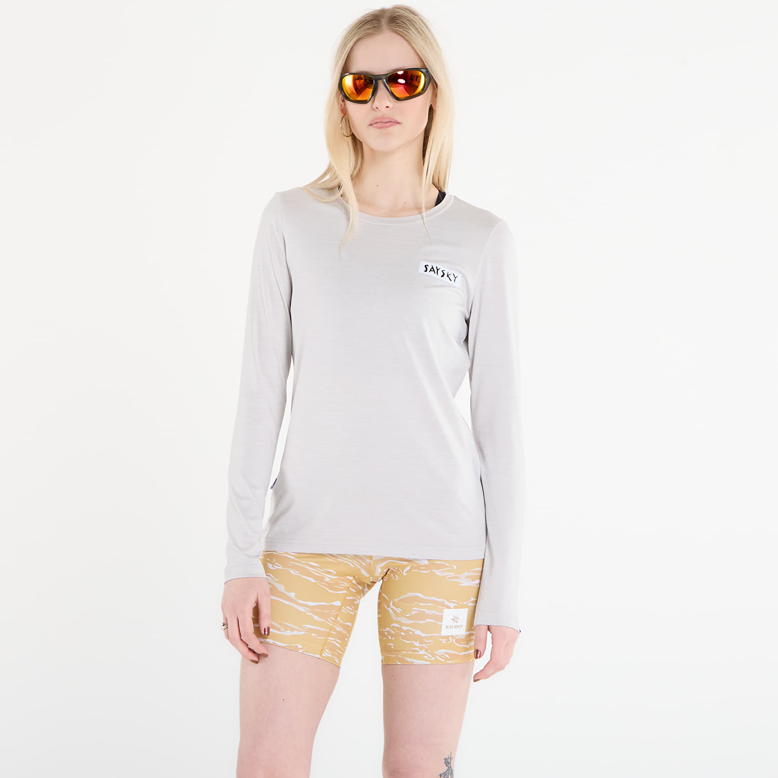 Тениска SAYSKY W Tiger Pace Long Sleeve Grey M
