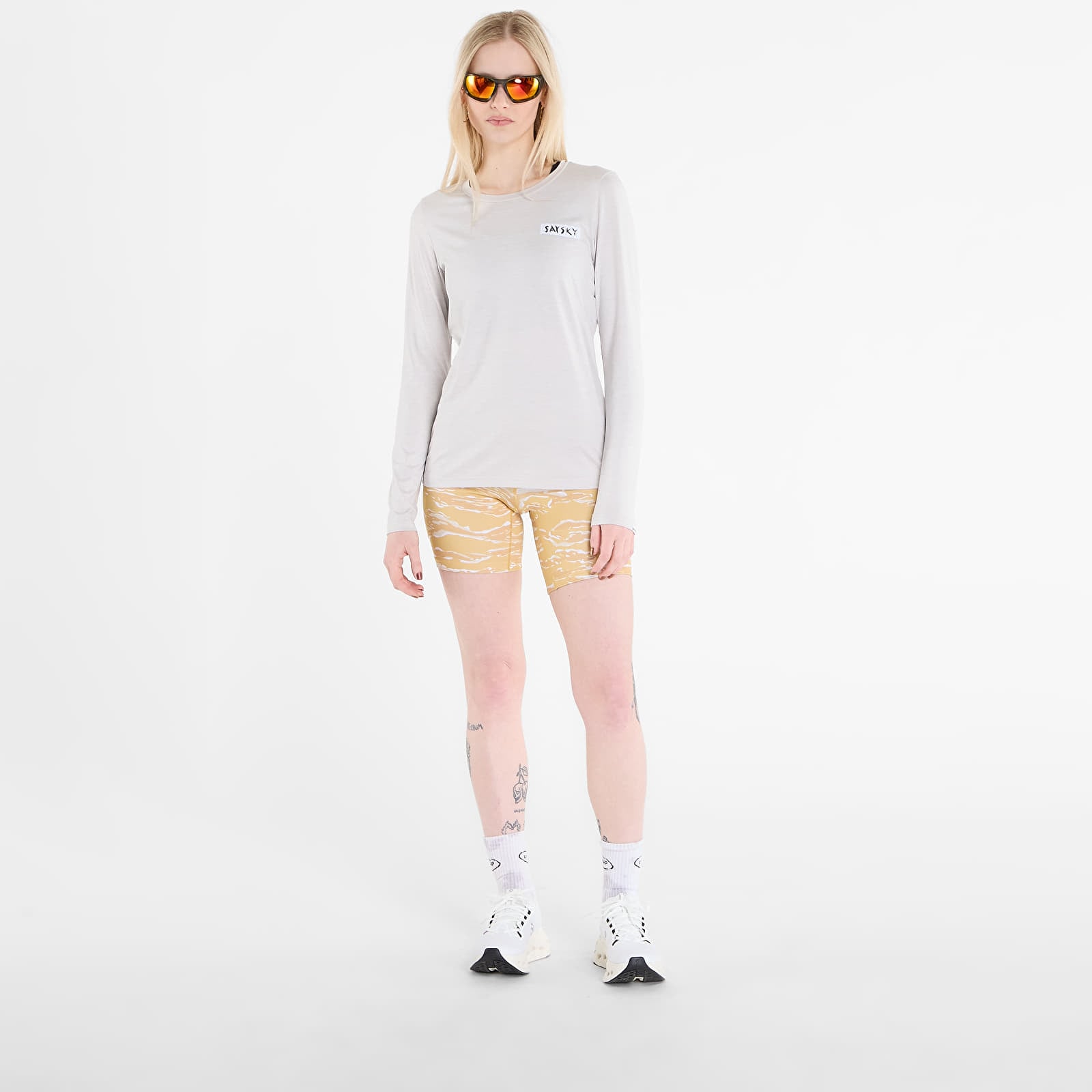 T-skjorter for kvinner SAYSKY W Tiger Pace Long Sleeve Grey