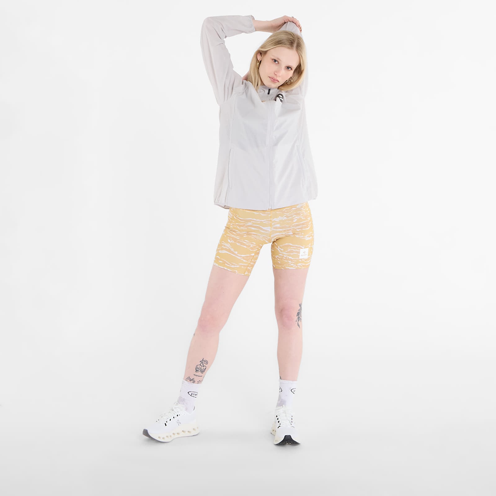 Kurtki damskie SAYSKY W Clean Pace Flex Hooded Jacket Grey