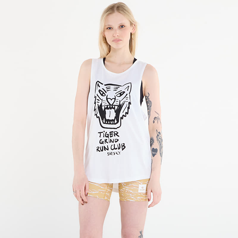 Tank top SAYSKY Tiger Combat Pro Singlet White