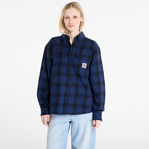 Hemd Carhartt WIP L/S Edmands Shirt UNISEX Edmands Check/ Natural/ Jupiter