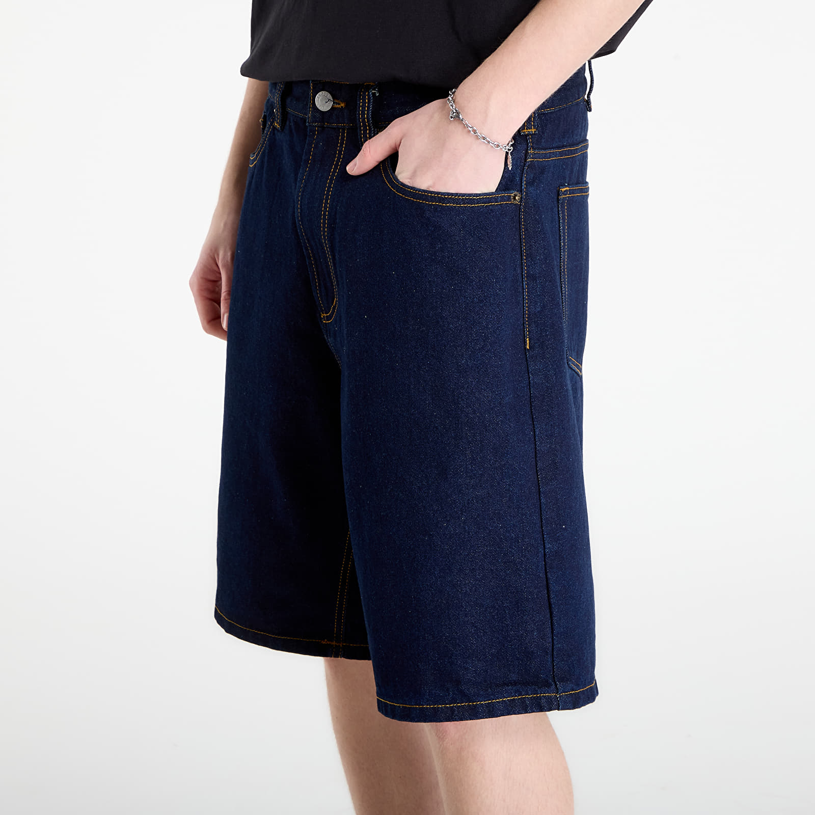 Pantaloncini OBEY Bigwig Baggy Denim Short Rinse Indigo