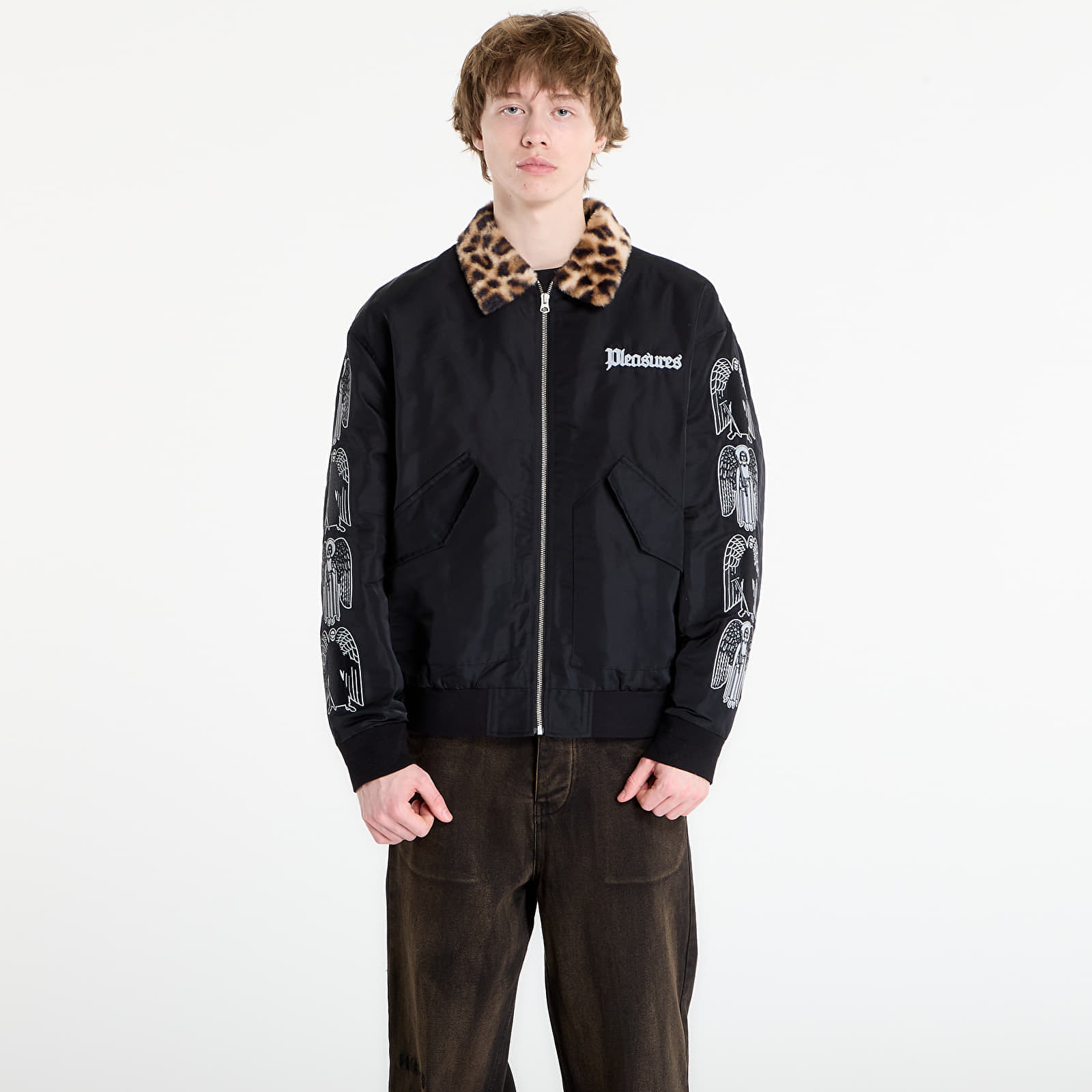 Яке PLEASURES Angel Demon Flight Jacket Black XL