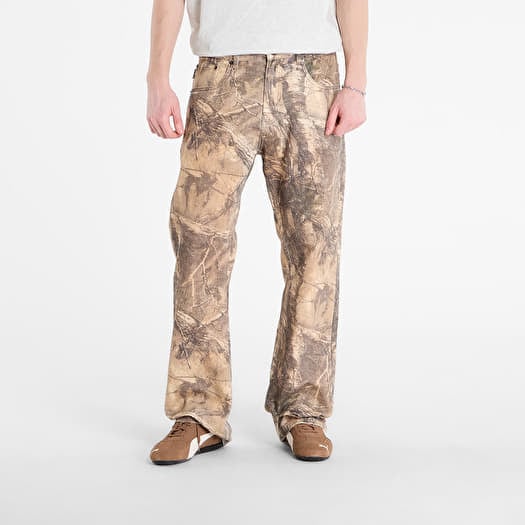 Jeansice PLEASURES Hendrix Flare Jeans Brown Tree