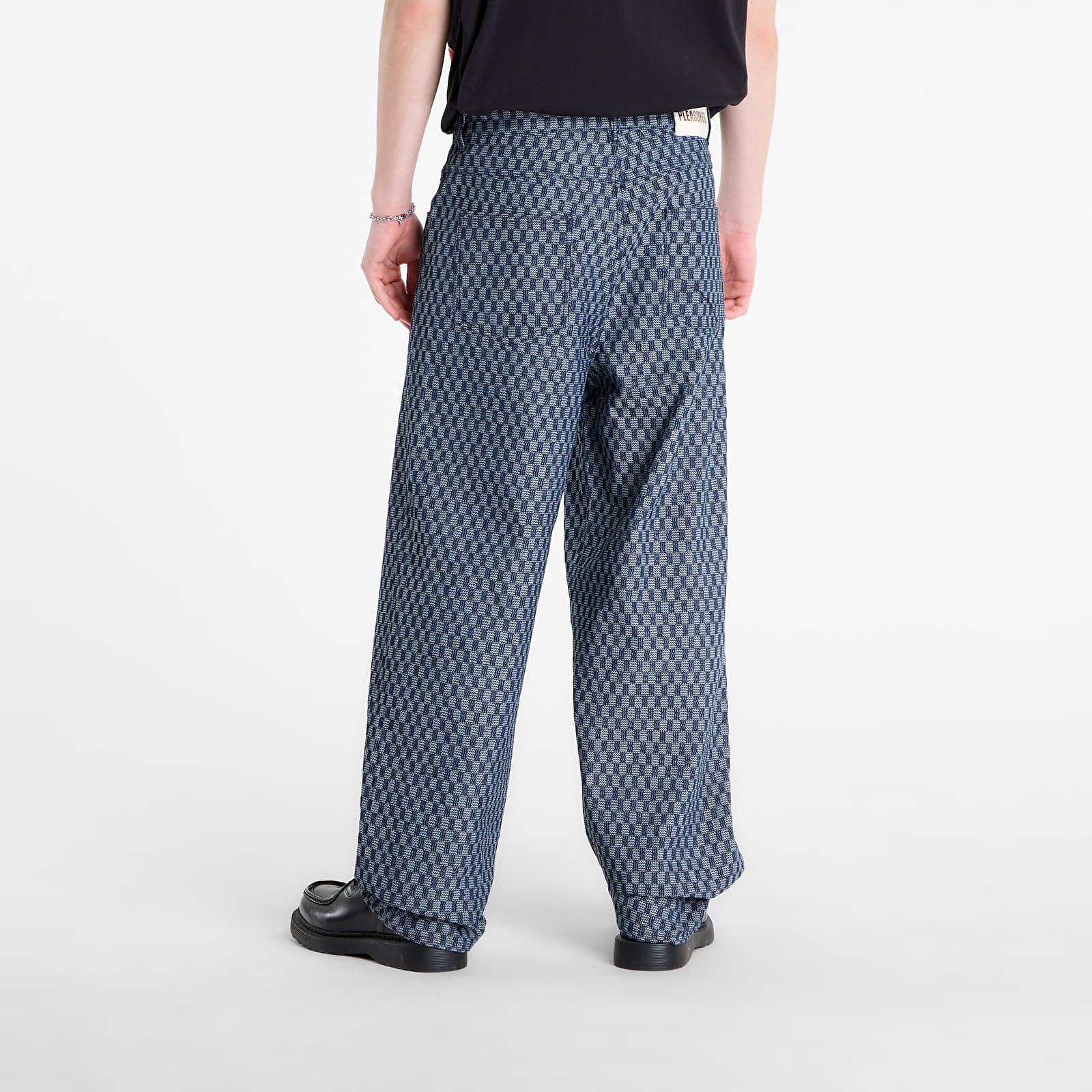 Jeans PLEASURES Formula Baggy Jeans Indigo Checker