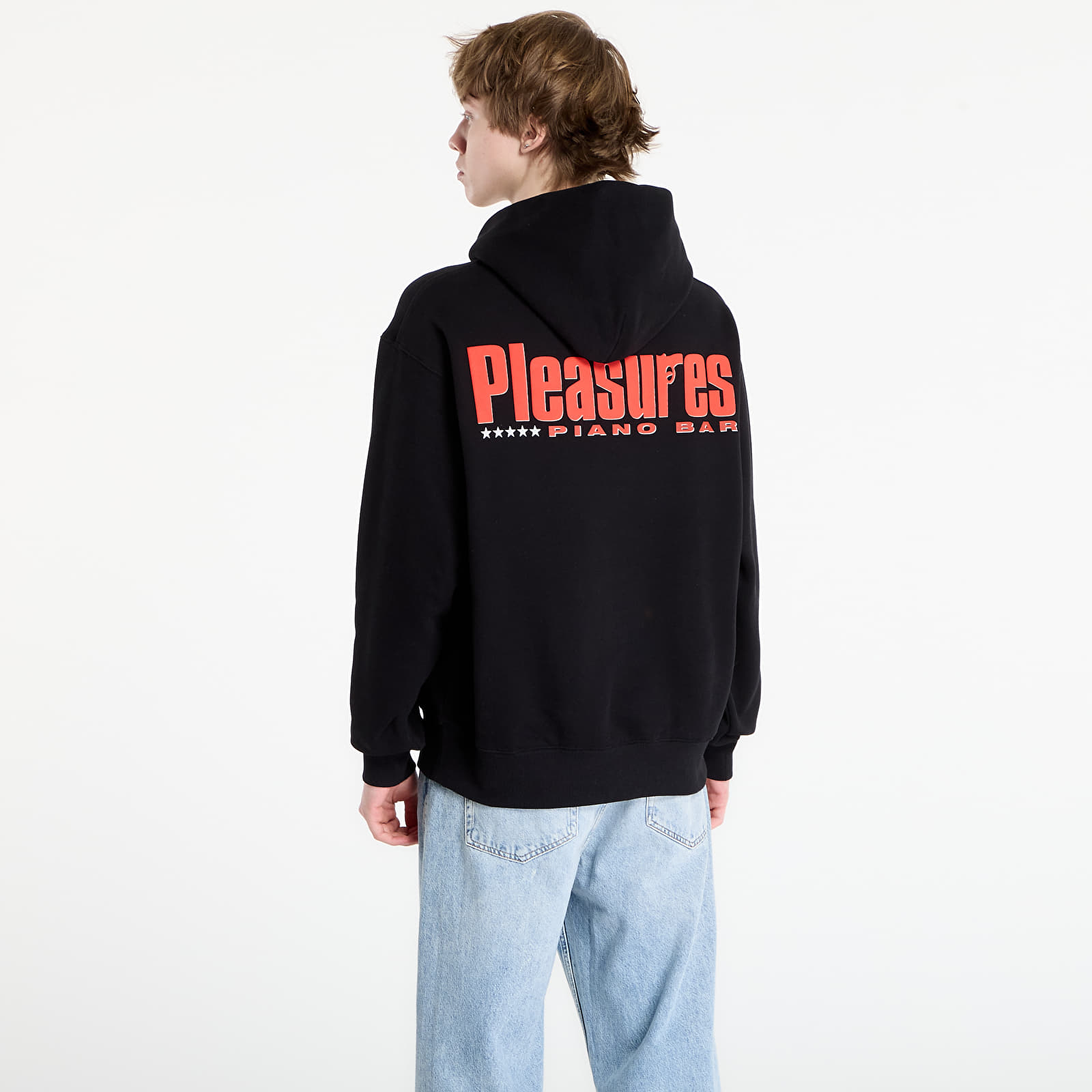 Hoodies och sweatshirts PLEASURES Piano Bar Hoodie Black