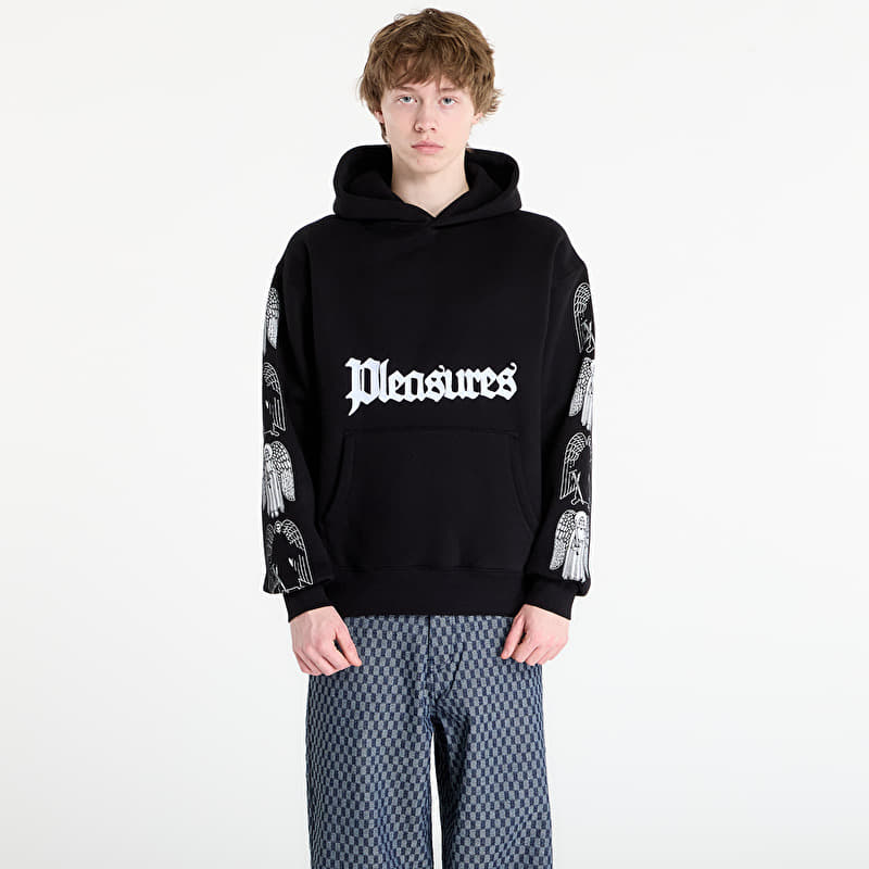 Sweatshirt PLEASURES Angel Demon Hoodie Black