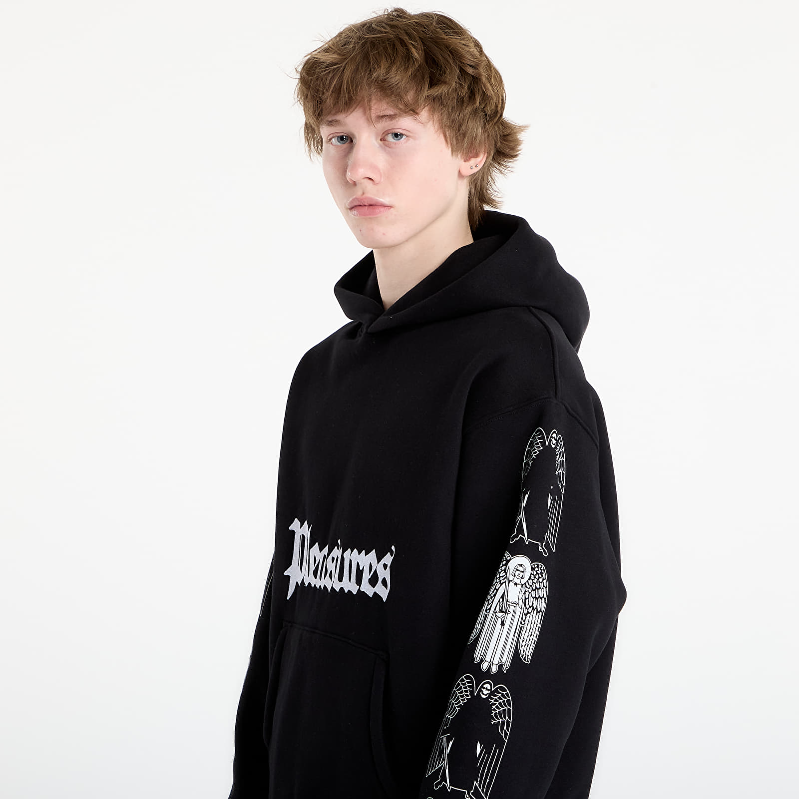 Hoodies och sweatshirts PLEASURES Angel Demon Hoodie Black