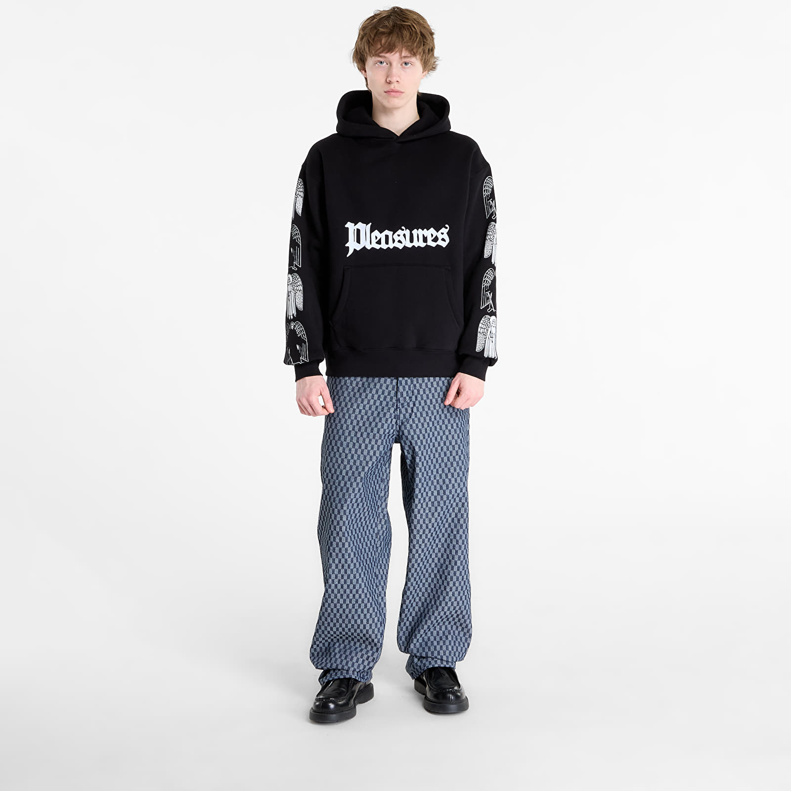 Hoodies och sweatshirts PLEASURES Angel Demon Hoodie Black