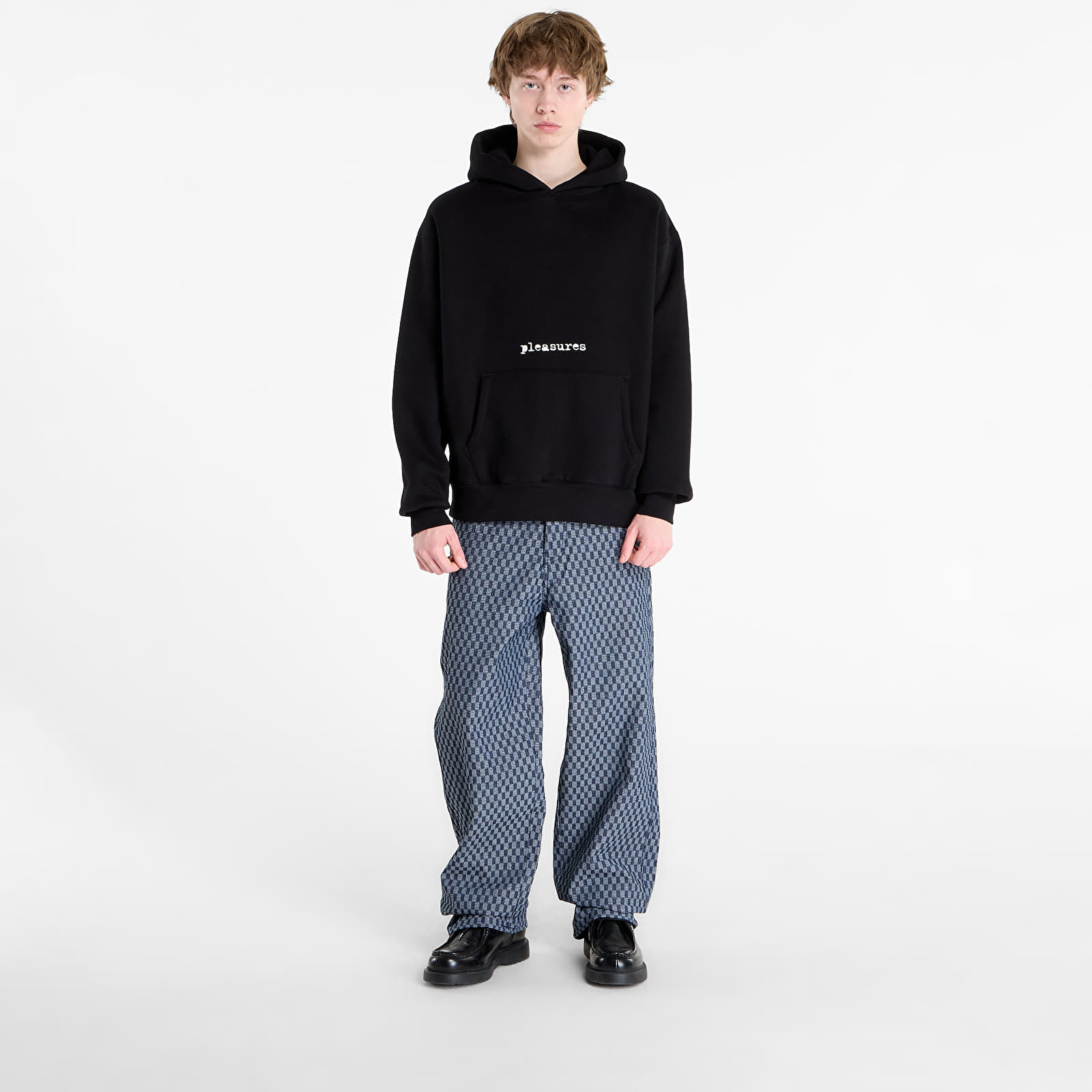 Mikiny PLEASURES Slip Hoodie Black