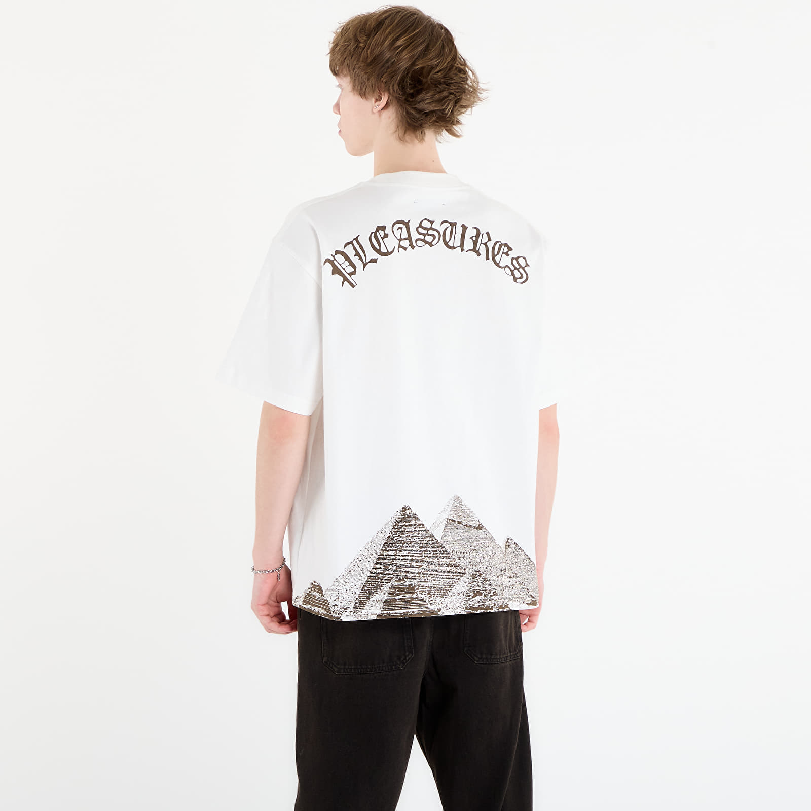 T-shirts PLEASURES Elevation Heavyweight Shirt White