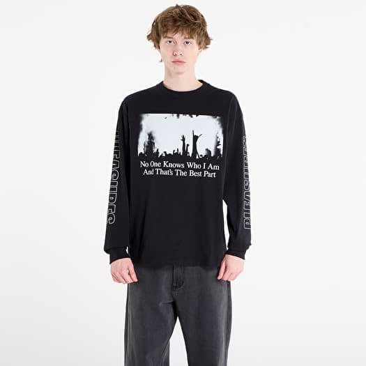 T-shirt PLEASURES Incognito Long Sleeve Black