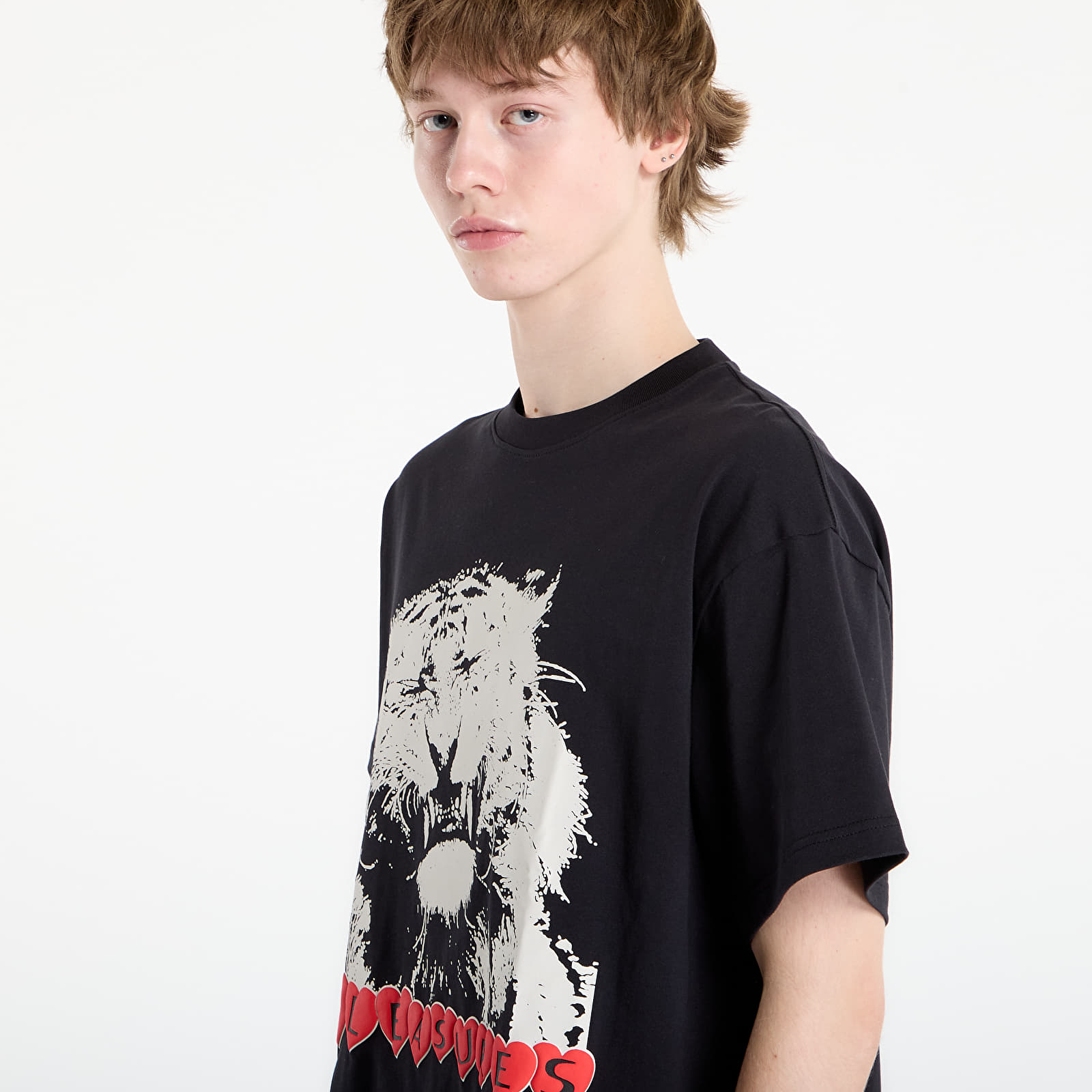 T-Shirts PLEASURES Grin T-Shirt Black