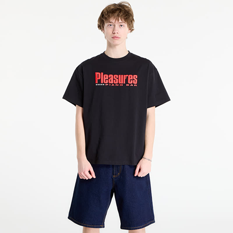 PLEASURES Piano Bar T-Shirt Black