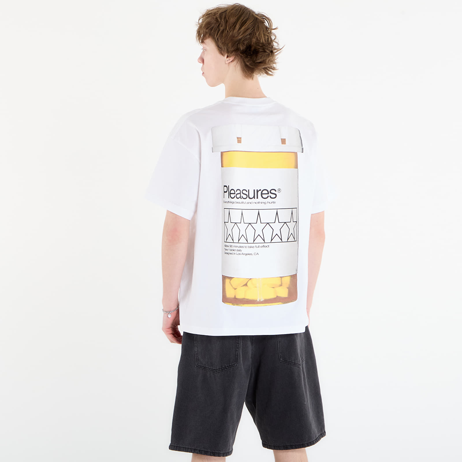 Camisetas PLEASURES Supplements T-Shirt White