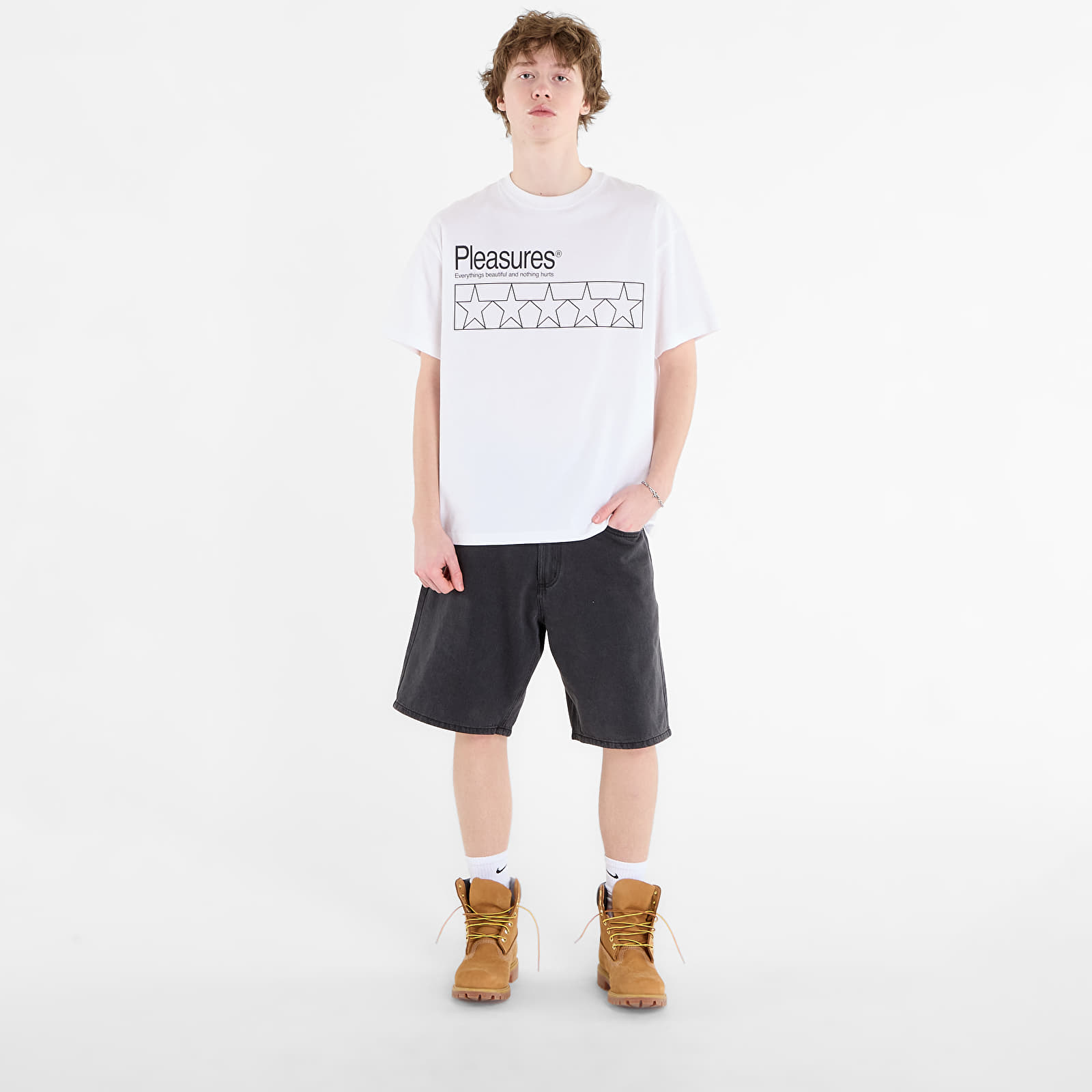 Camisetas PLEASURES Supplements T-Shirt White