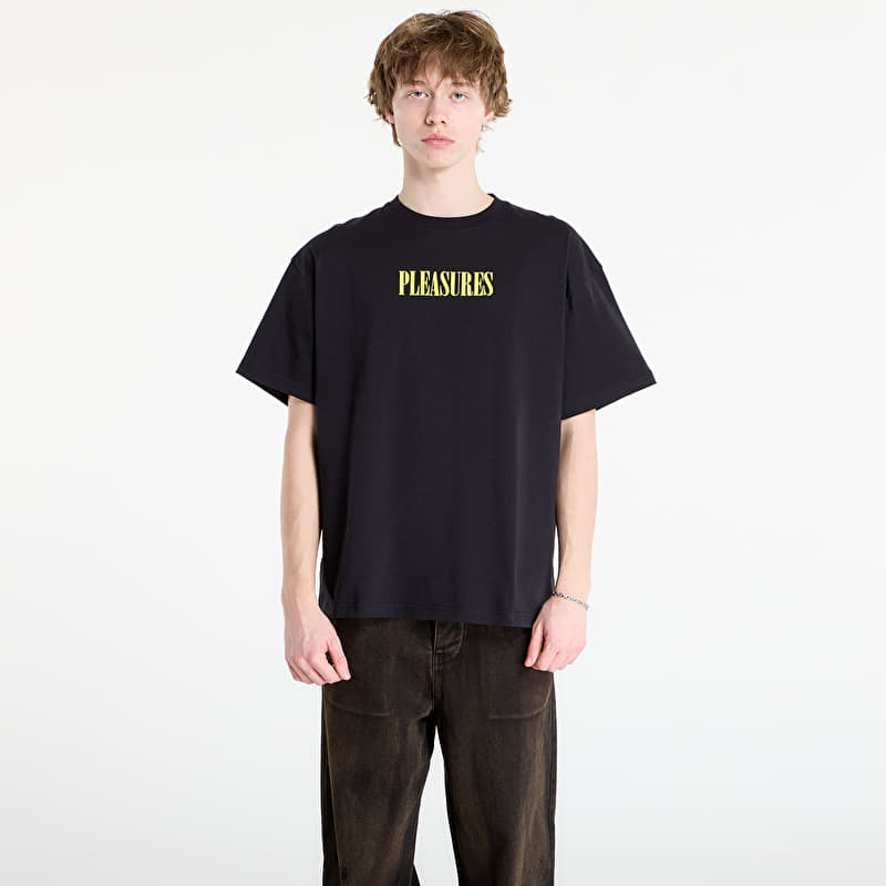 Maglietta PLEASURES Exhibition T-Shirt Black