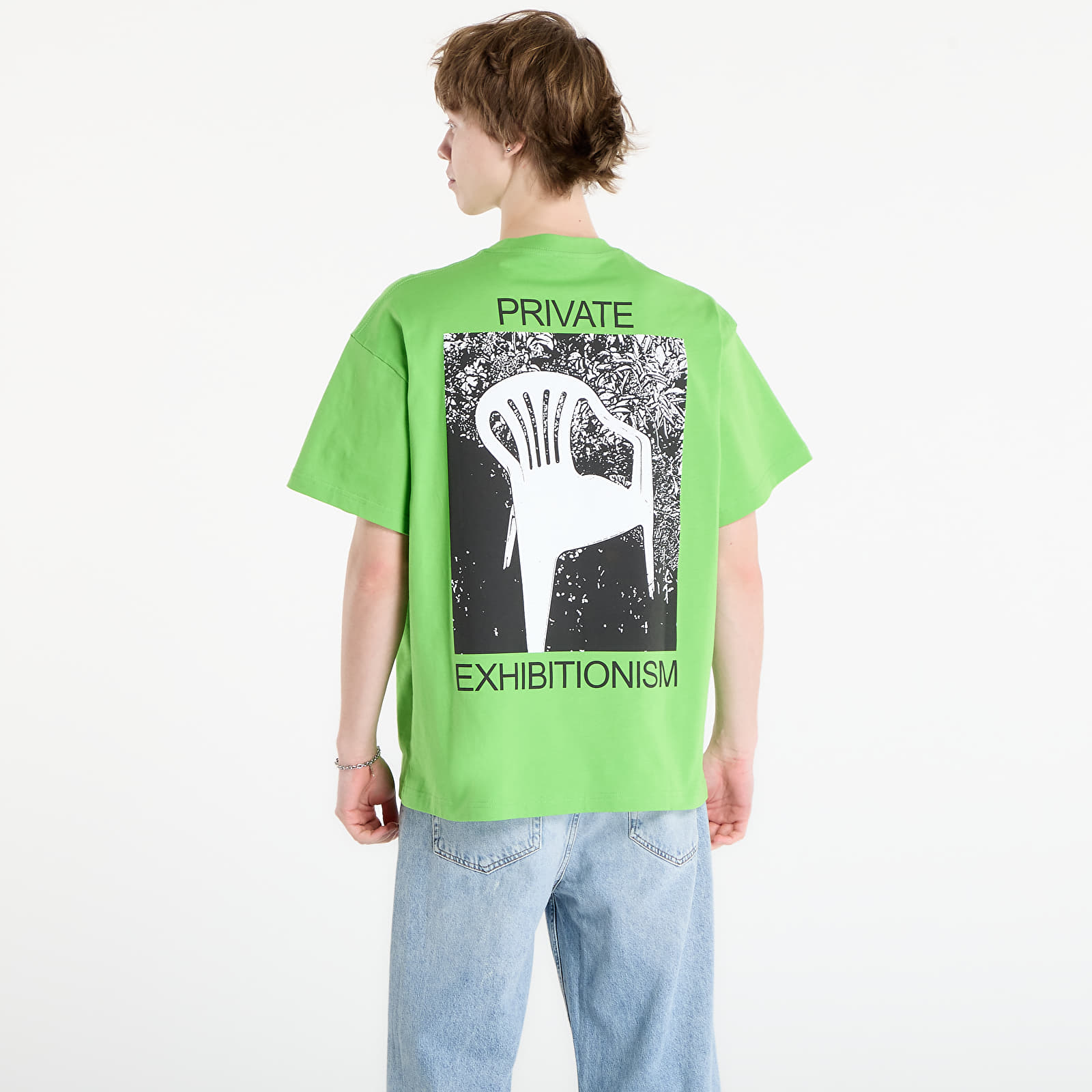 T-shirts PLEASURES Exhibition T-Shirt Lime