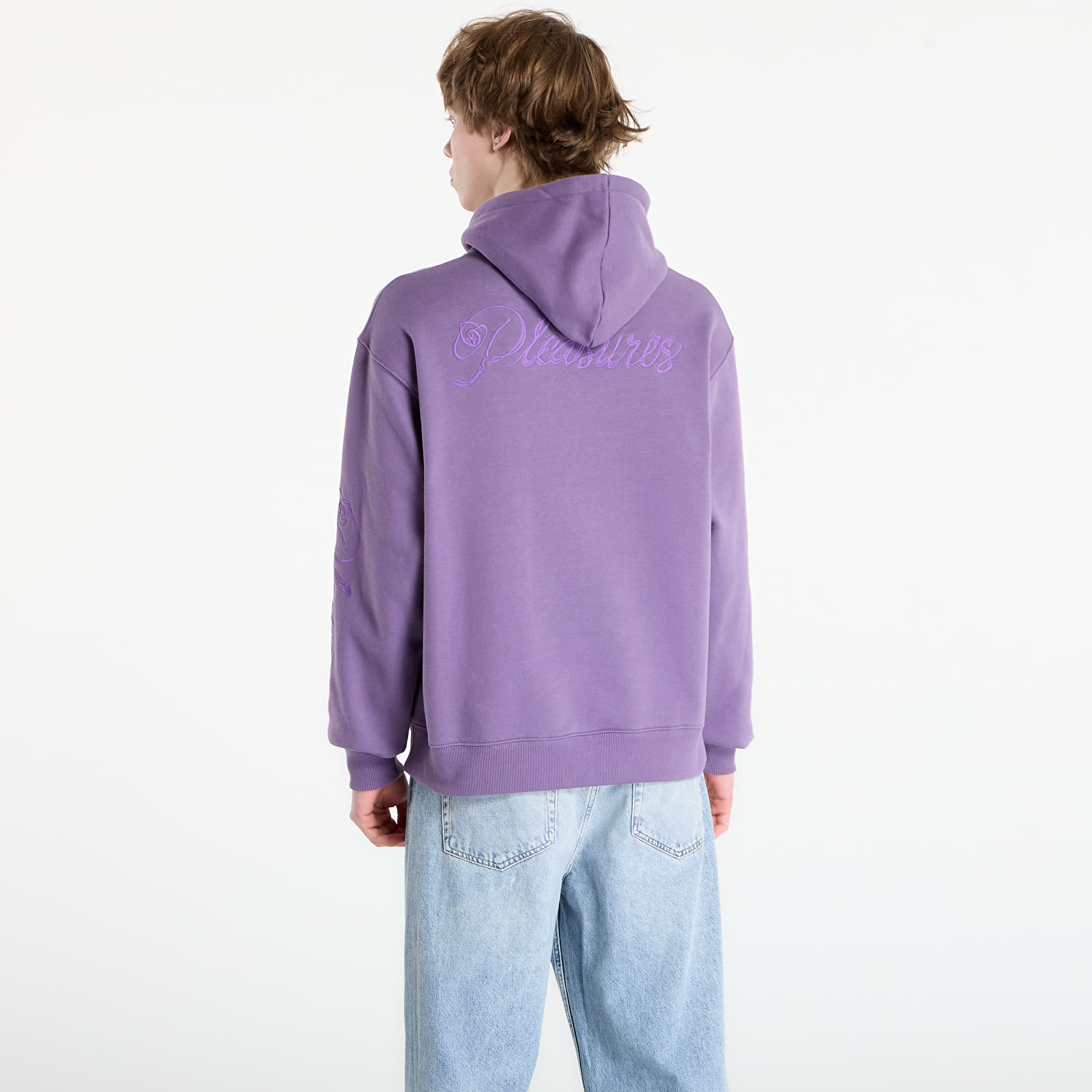 Hoodies en truien PLEASURES Scrawl Hoodie Eggplant