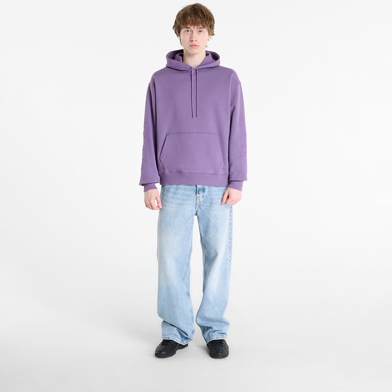 Hoodies en truien PLEASURES Scrawl Hoodie Eggplant