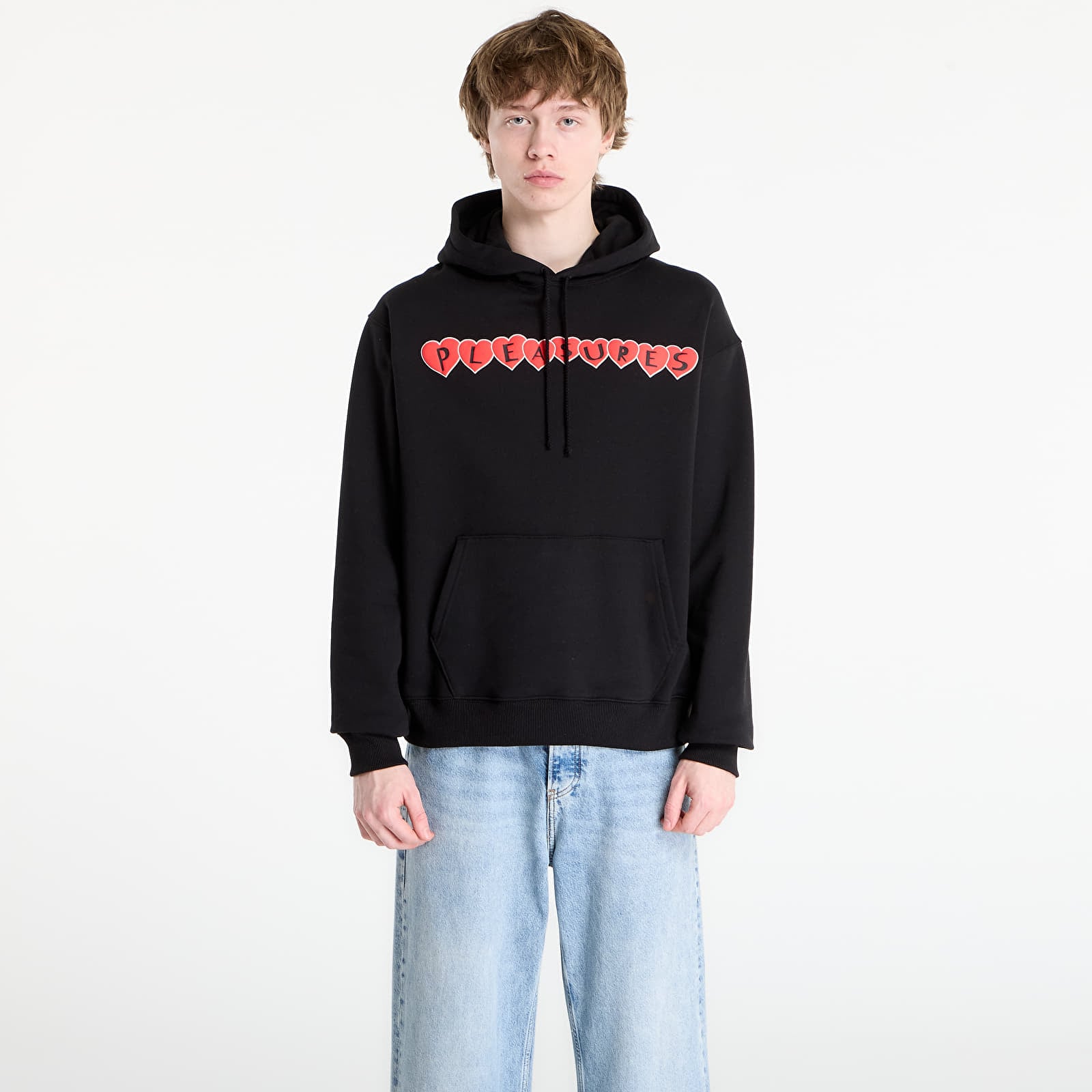 Felpe PLEASURES Grin Hoodie Black