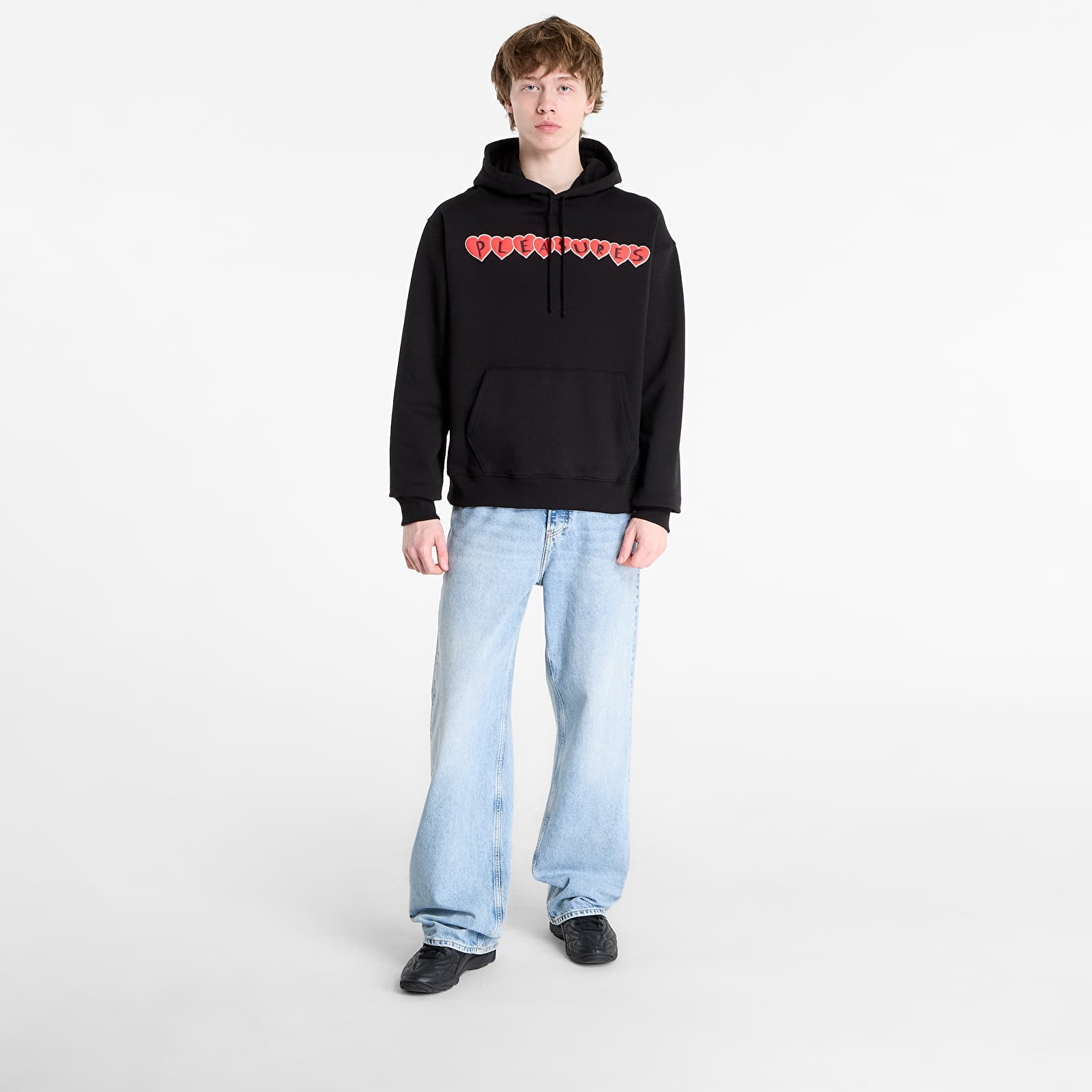 Felpe PLEASURES Grin Hoodie Black