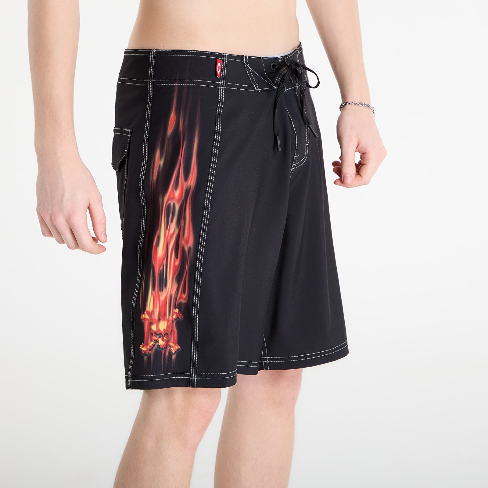 Costume da bagno Oakley Heritage Flame Boardshort Pitch Black