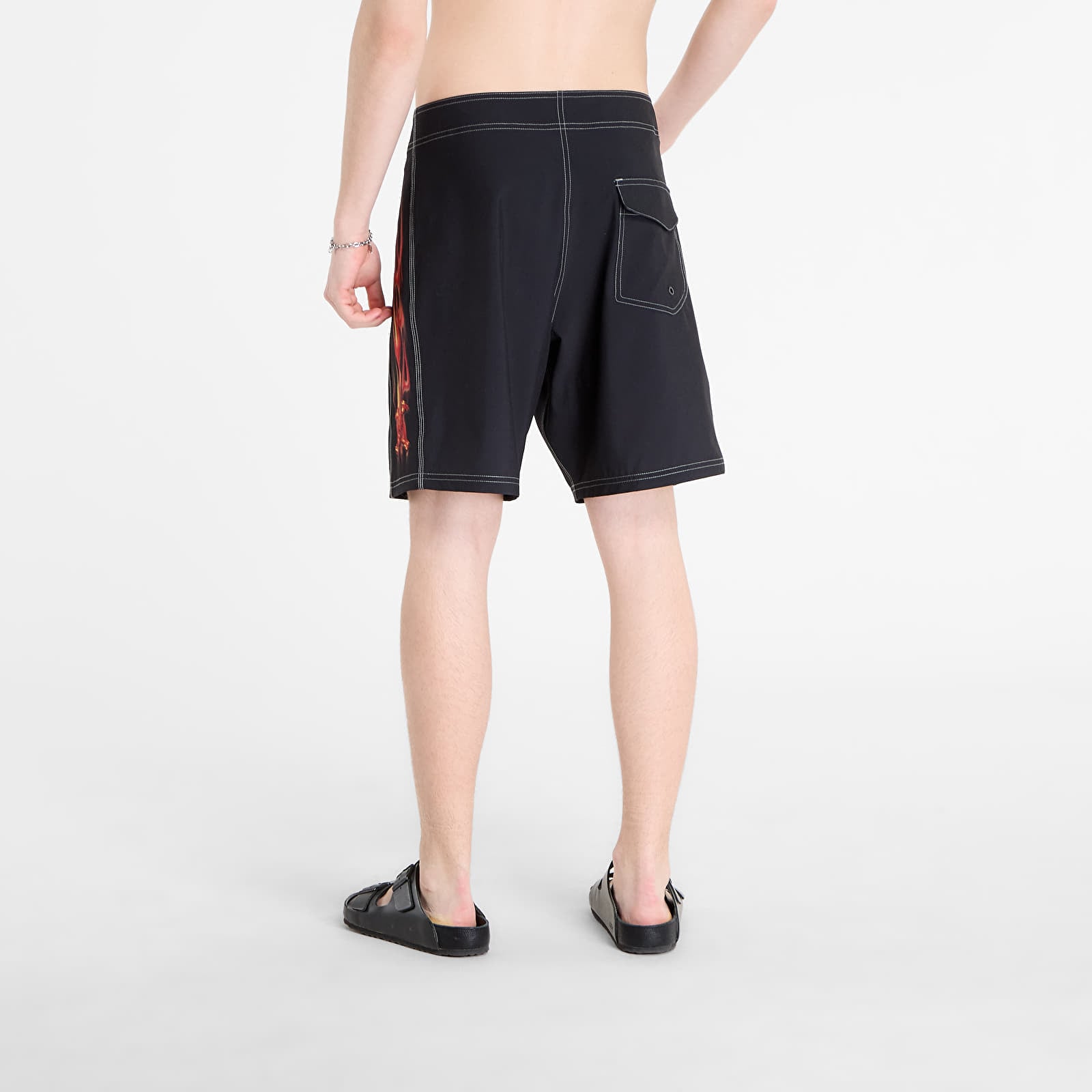 Costume da bagno Oakley Heritage Flame Boardshort Pitch Black