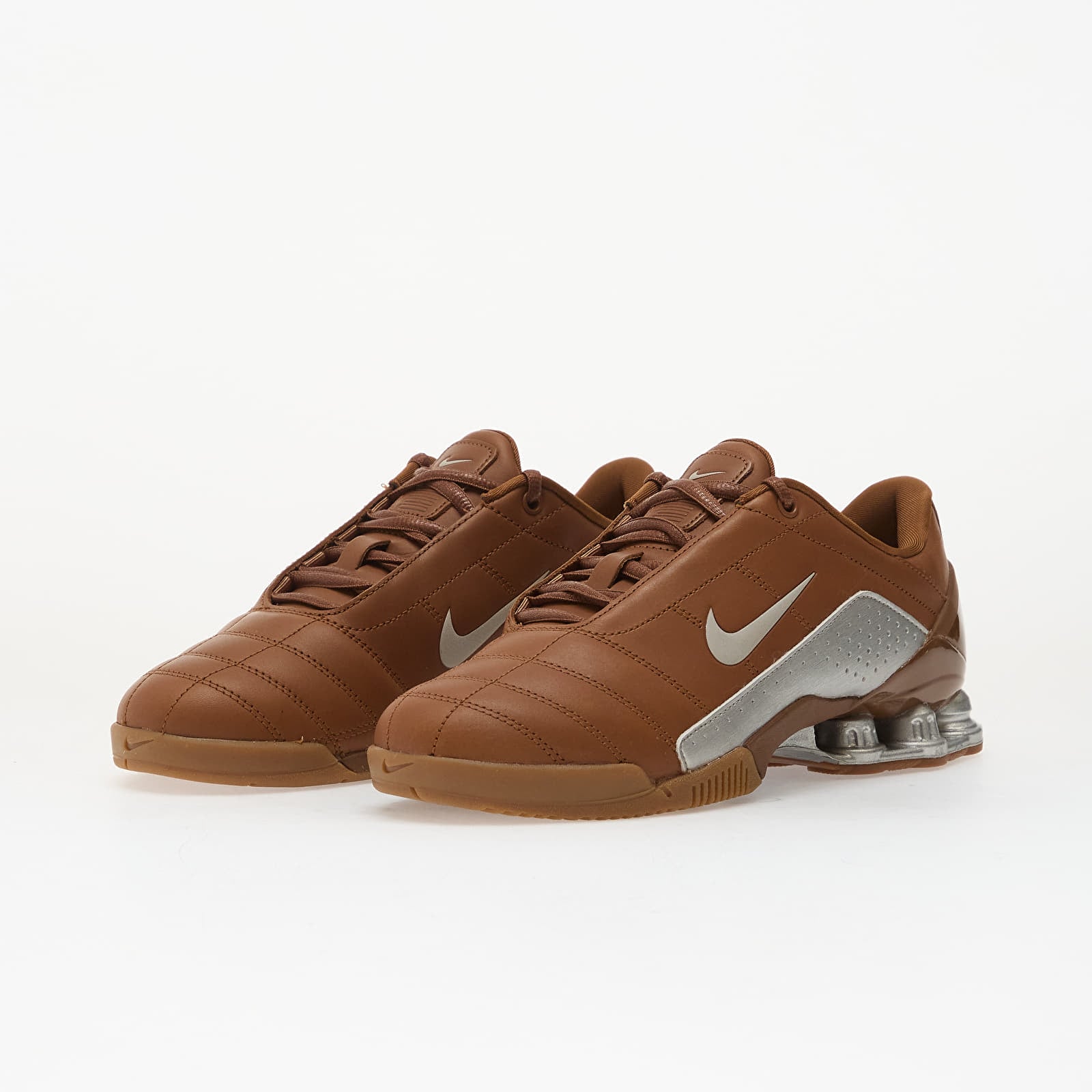 Încălțăminte și sneakerși pentru femei Nike Total90 Shox Magia Pecan/ Metallic Silver-Rustic