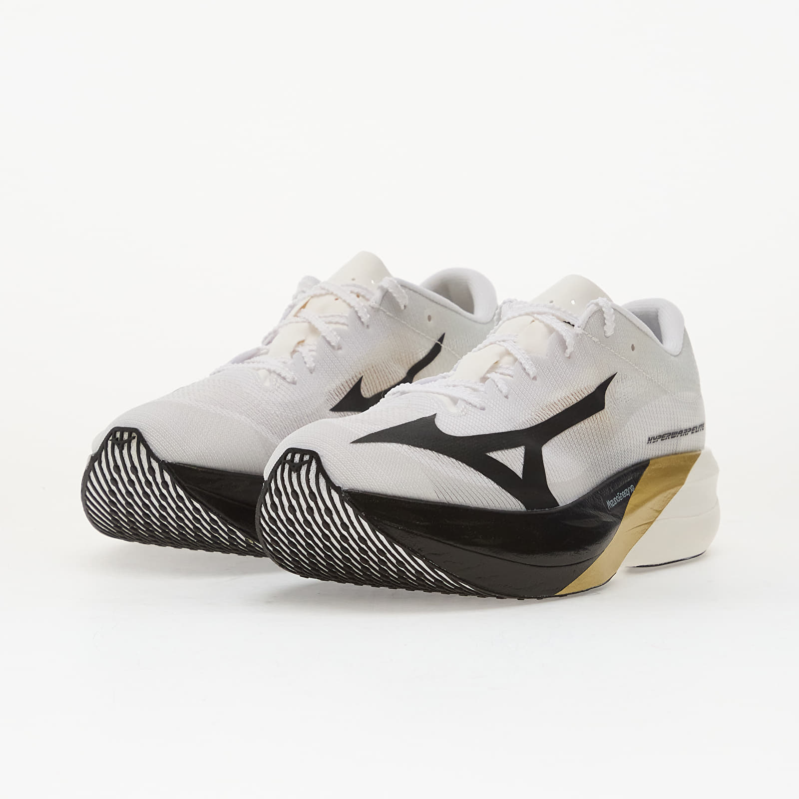 Herren Sneaker und Schuhe Mizuno Hyperwarp Elite (U) White/ Black/ Gold