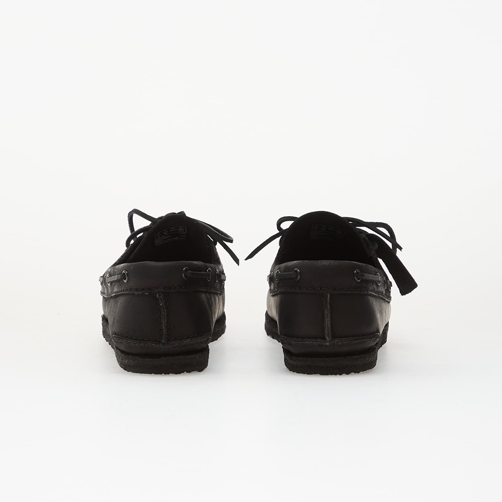 Scarpe uomo Clarks Originals Godney Boat Black Leather